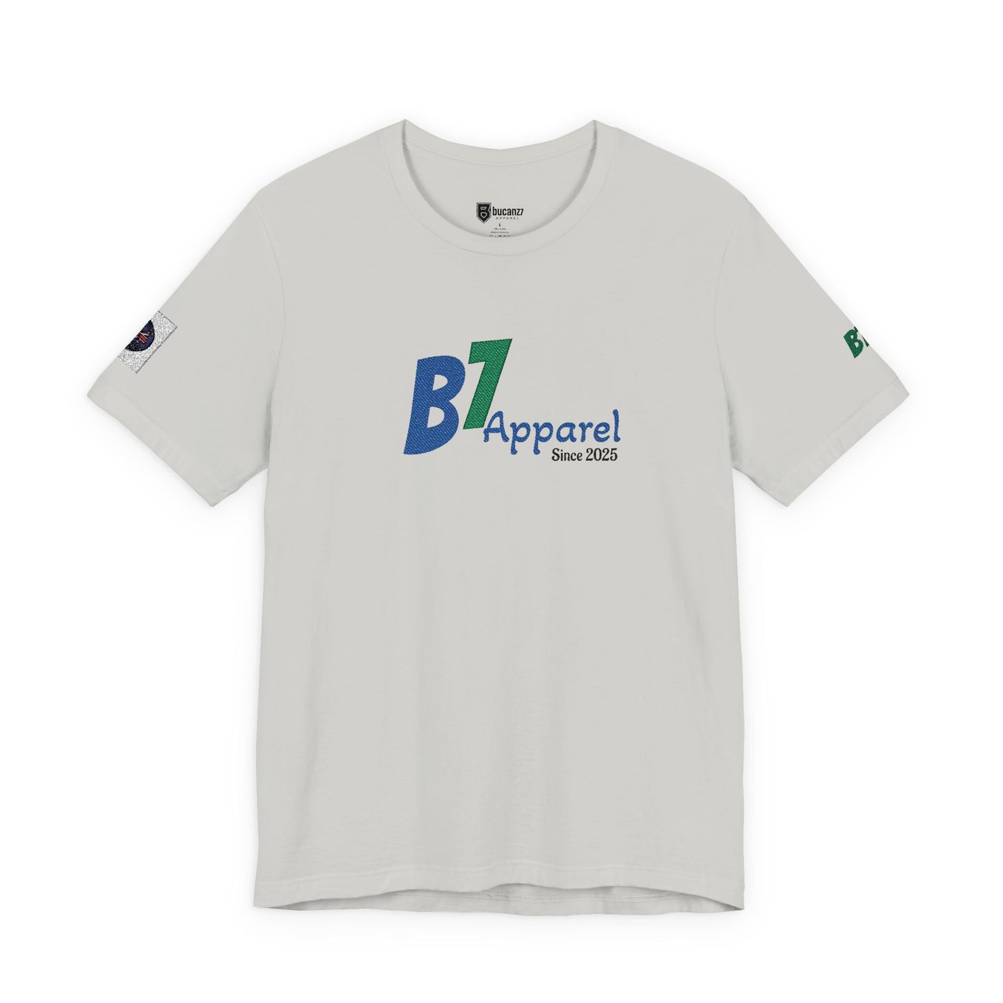 B7 Apparel Logo Tee — Classic White Short Sleeve Shirt