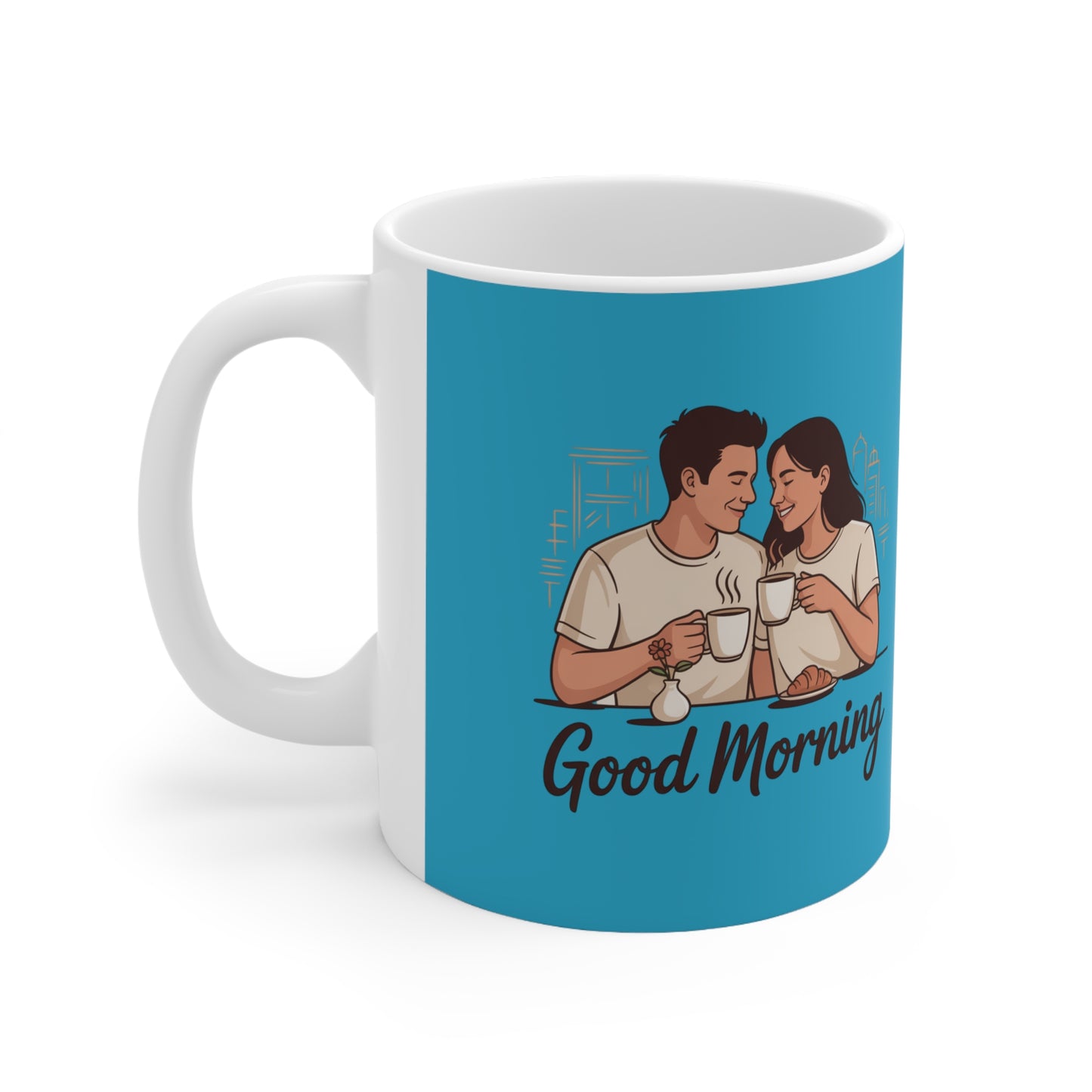 Mug — 'Good Morning' Couple Coffee Mug (11oz & 15oz)