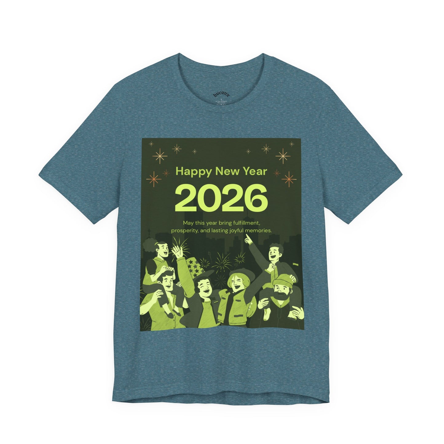 Happy New Year 2026 Unisex Jersey Tee - Celebrate with Joyful Vibes!
