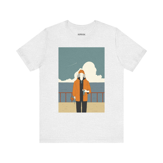 Coastal Adventure Tee - Vintage Ocean Print, Summer Vibe, Beachwear, Vacation Gift, Unisex Graphic Tee