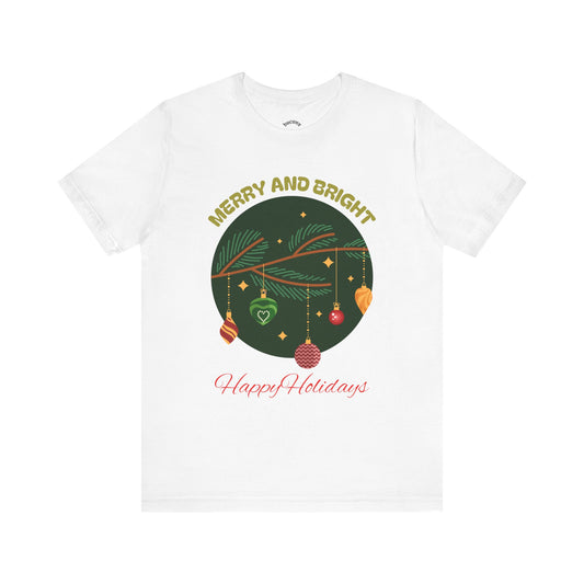 Merry and Bright Holiday Tee