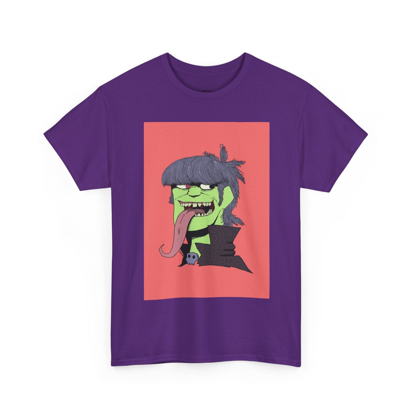 Graphic Tee — Green Punk Monster Illustration