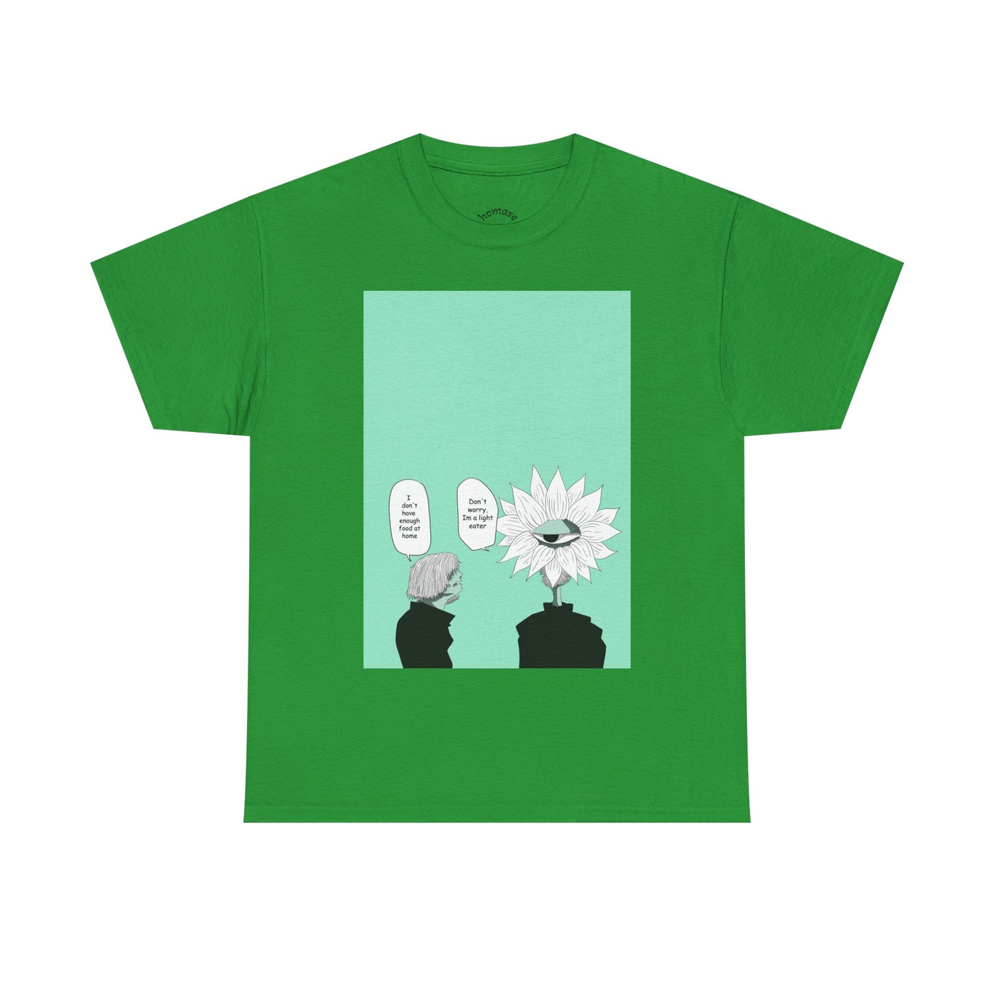 Floral Head Comic Tee — "You Okay?" Graphic T‑Shirt