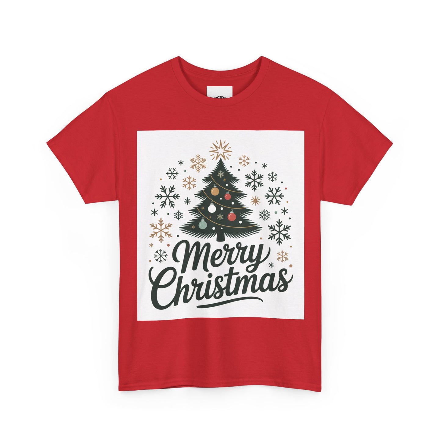 Merry Christmas Unisex Heavy Cotton Tee