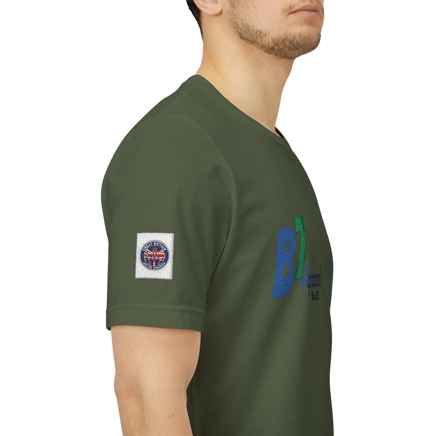B7 Apparel Logo Tee — Classic White Short Sleeve Shirt