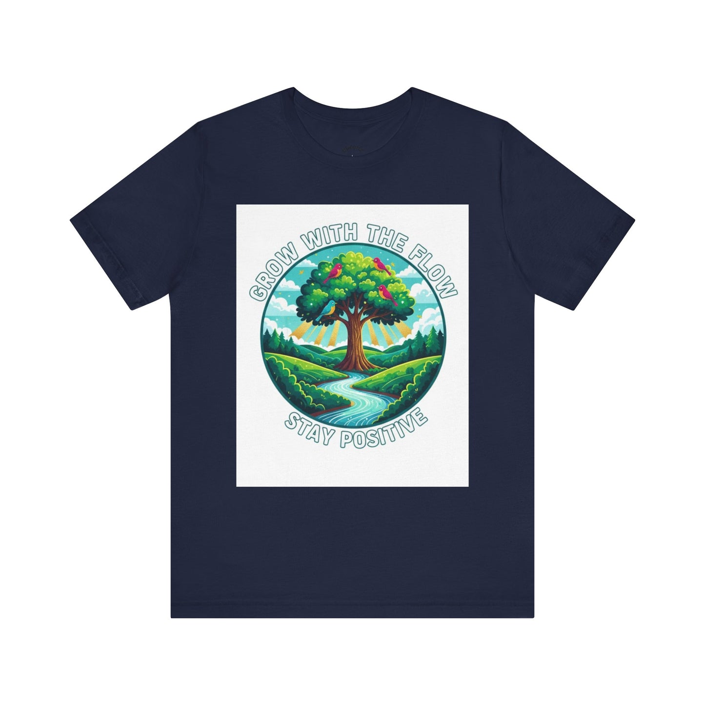 Positive Vibes Unisex Tee - Grow with the Flow