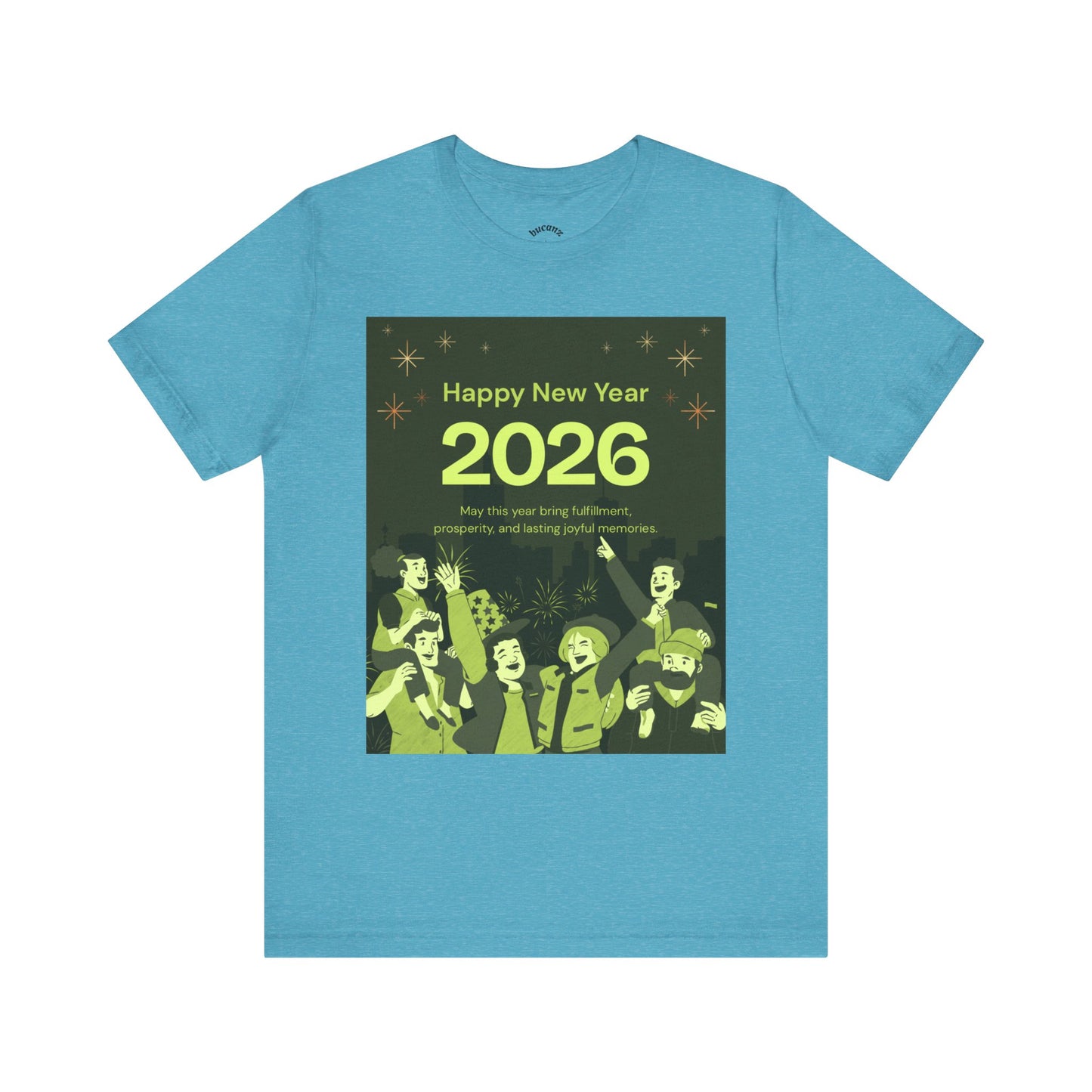 Happy New Year 2026 Unisex Jersey Tee - Celebrate with Joyful Vibes!