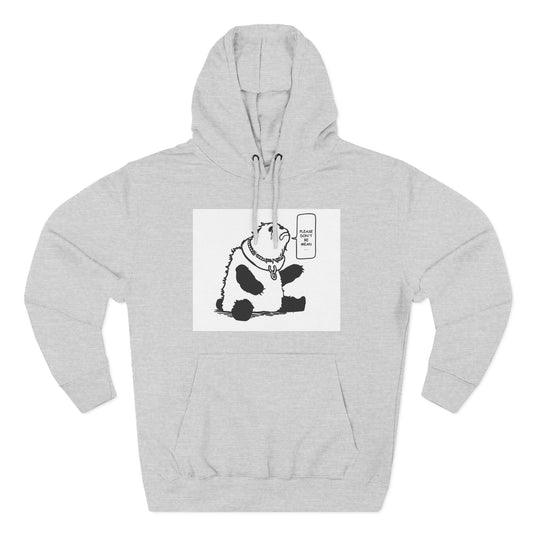 Cute Panda Fleece Hoodie - Keep Calm and Chill