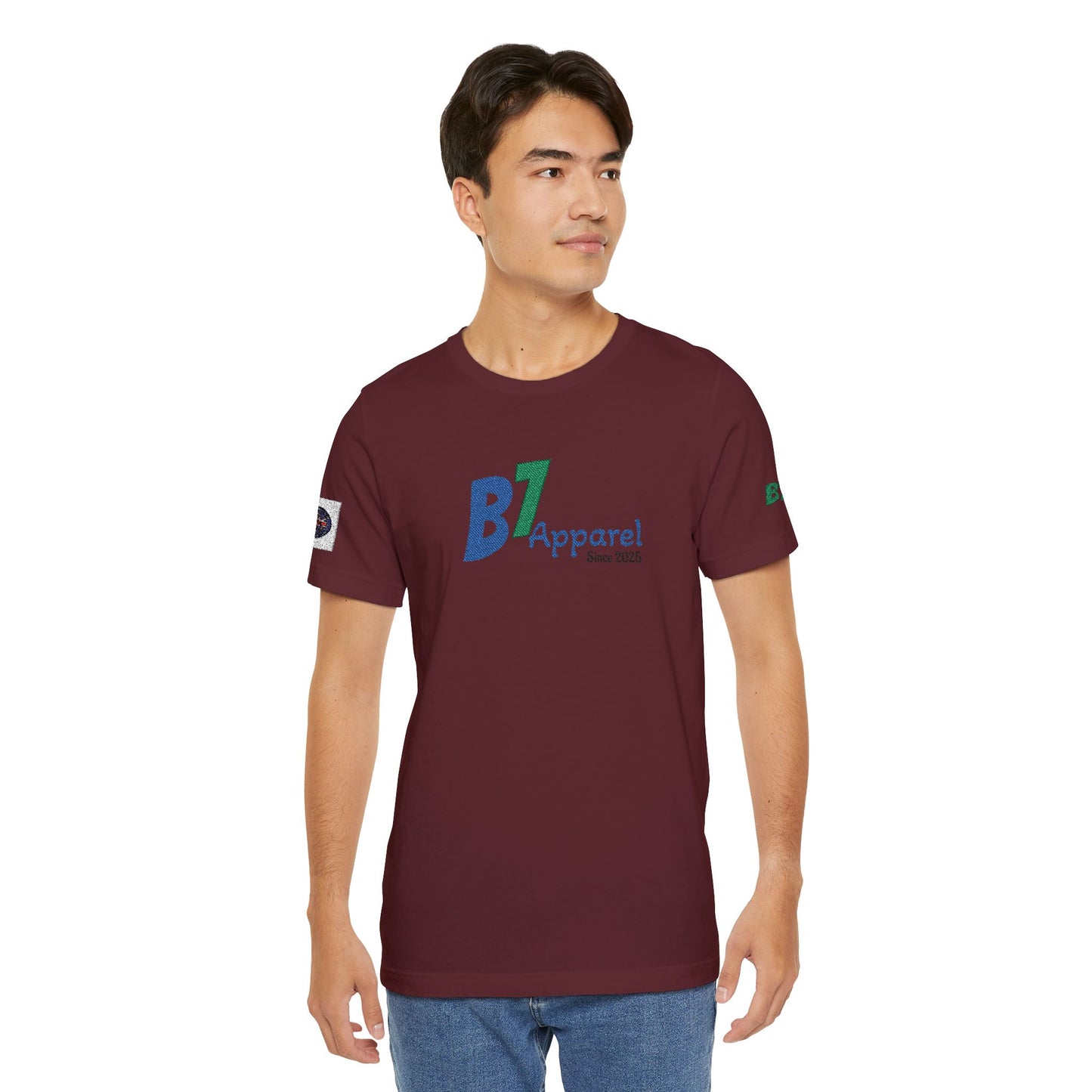 B7 Apparel Logo Tee — Classic White Short Sleeve Shirt