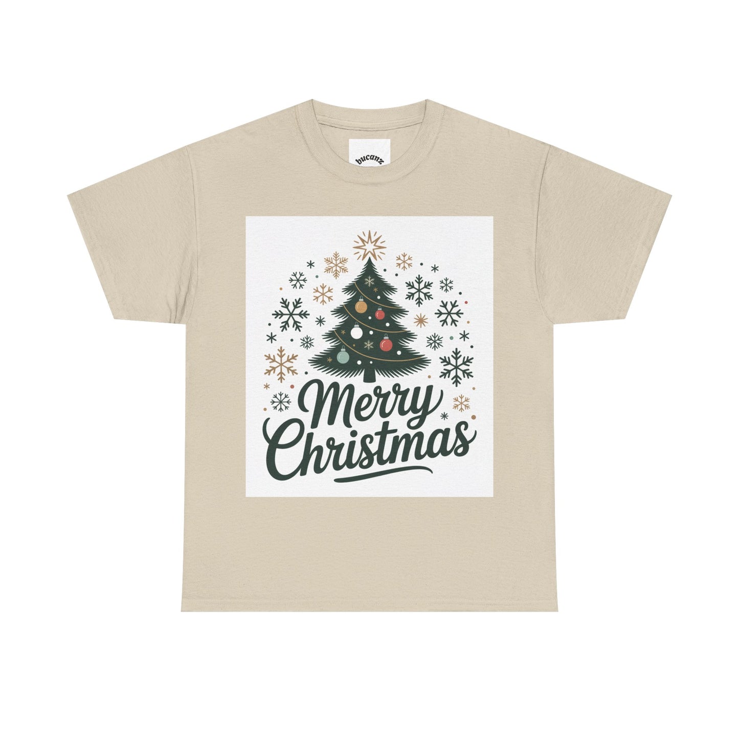 Merry Christmas Unisex Heavy Cotton Tee