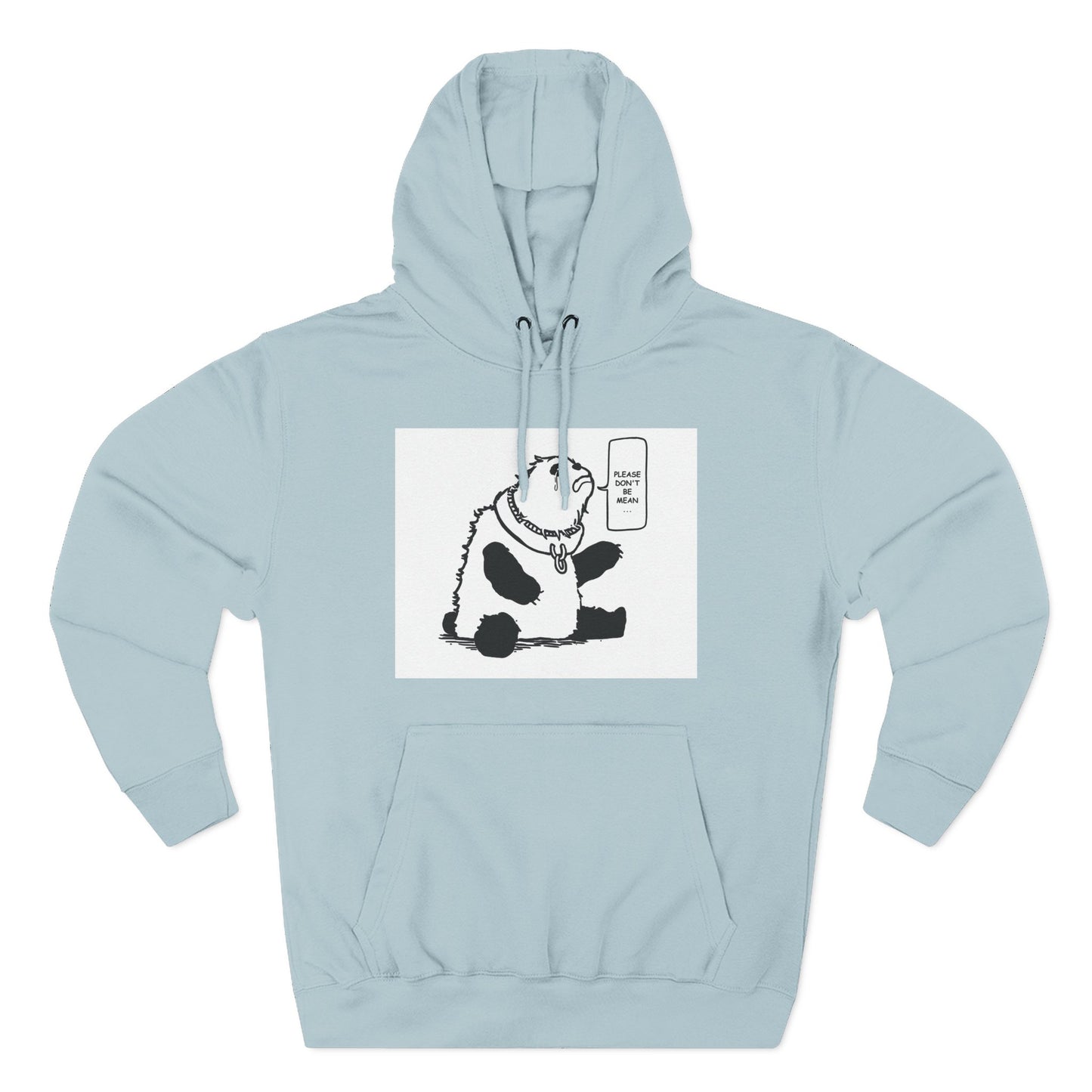 Cute Panda Fleece Hoodie - Keep Calm and Chill