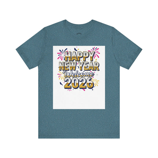 New Year Celebration Tee - Happy New Year 2026
