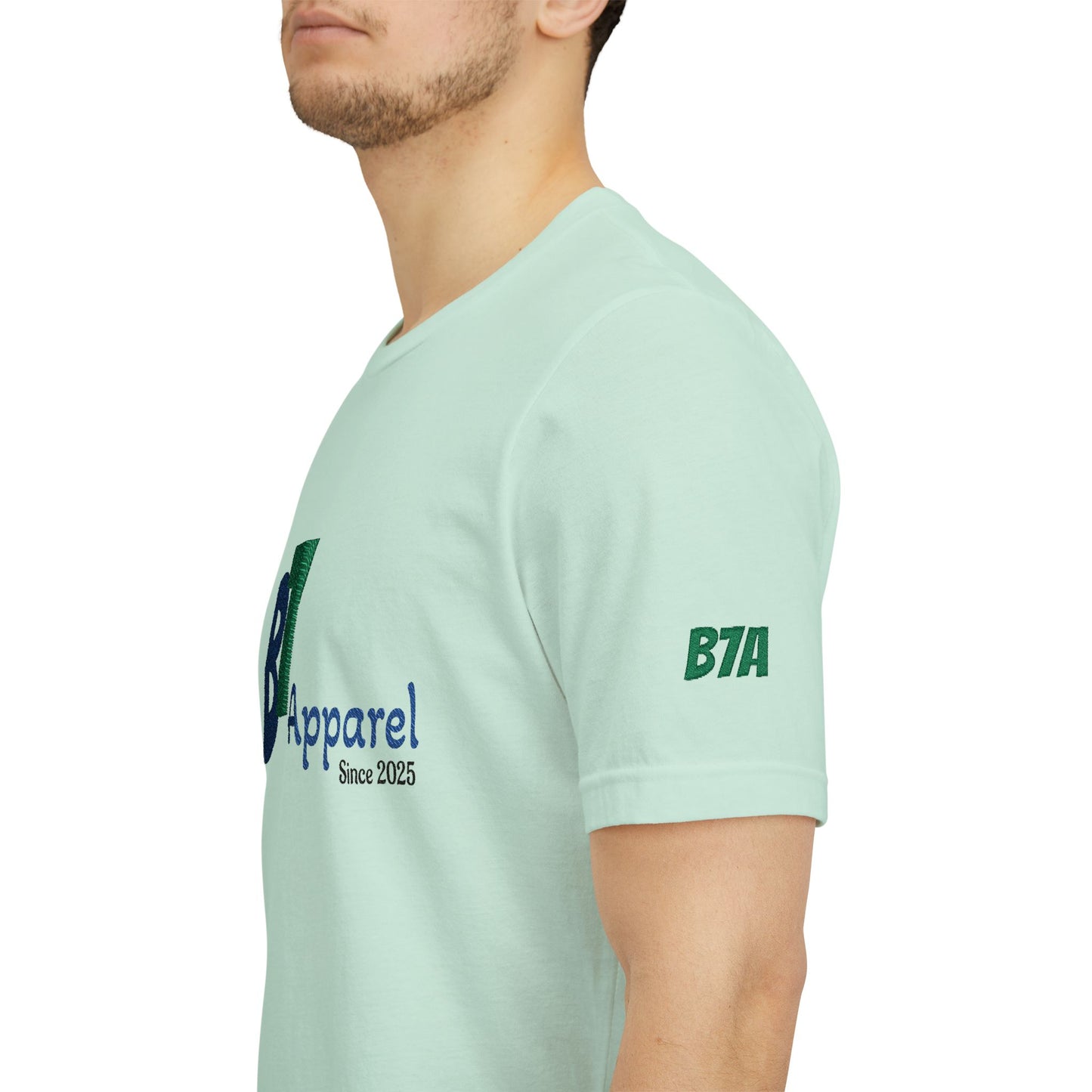 B7 Apparel Logo Tee — Classic White Short Sleeve Shirt
