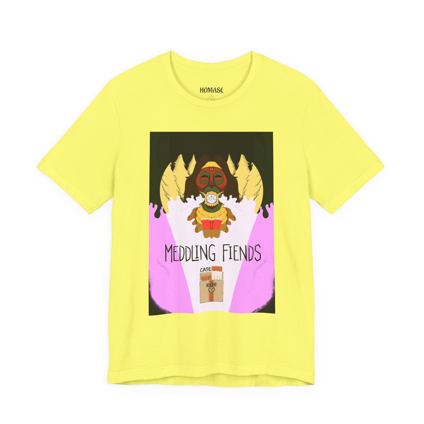 Meddling Fiends T-Shirt, Unisex Graphic Tee, Fun Casual Wear, Quirky Gift Idea, Perfect for Halloween, Lounge on Weekends, Summer Vibes