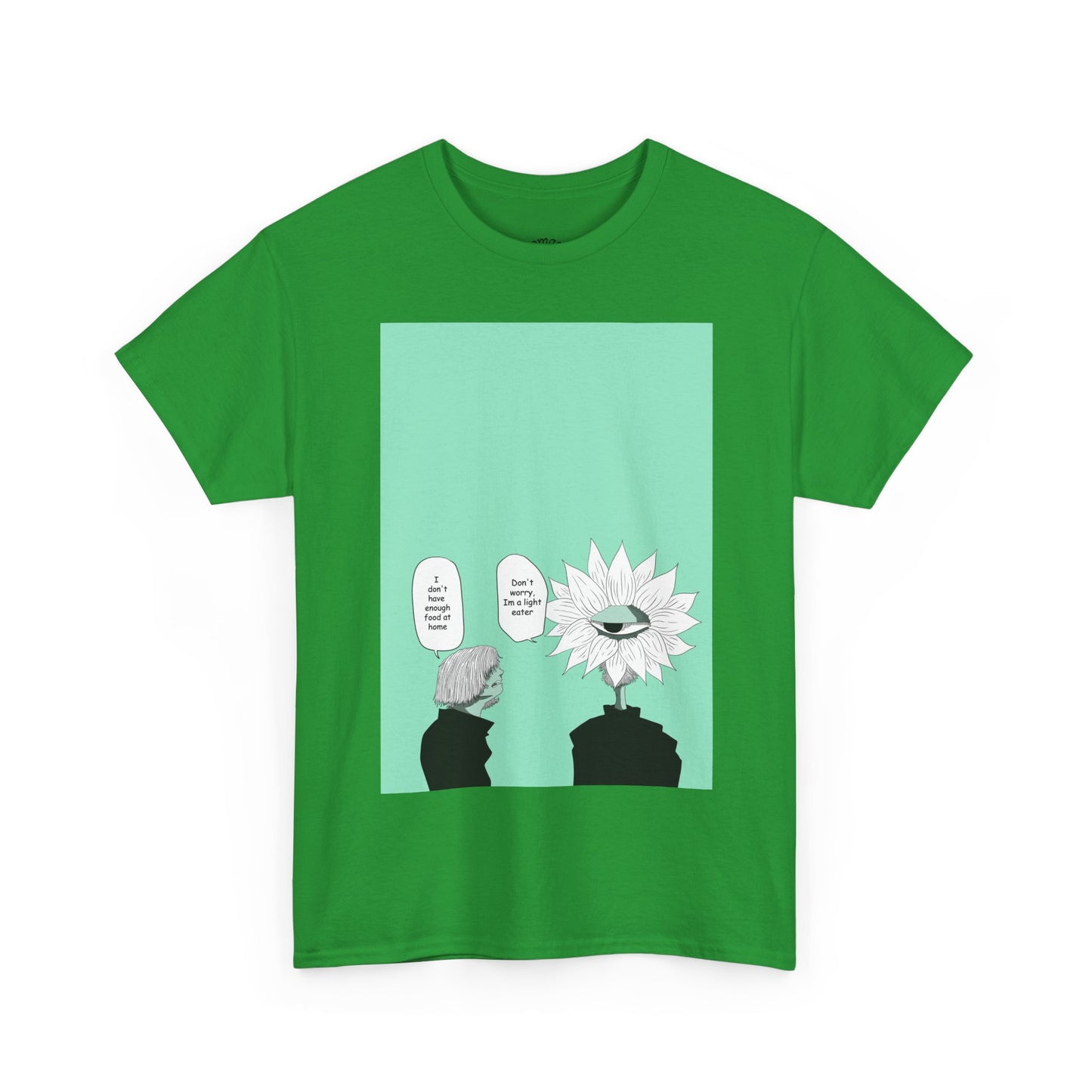 Floral Head Comic Tee — "You Okay?" Graphic T‑Shirt