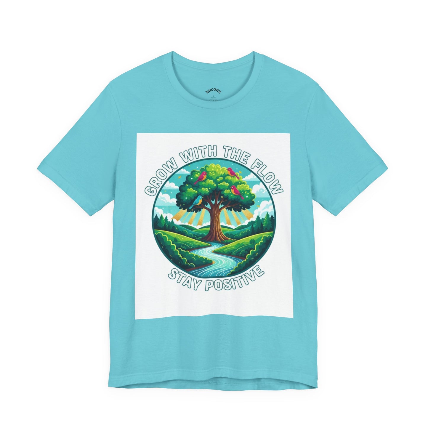 Positive Vibes Unisex Tee - Grow with the Flow