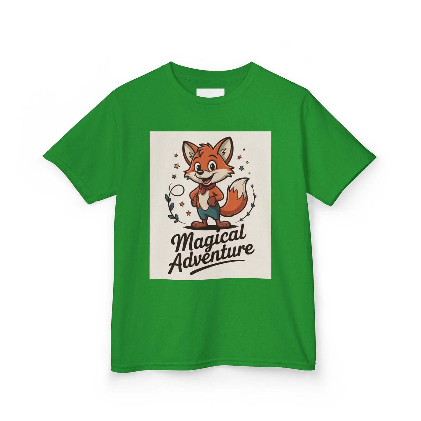 Kids Cotton Tee - Magical Adventure Fox Design