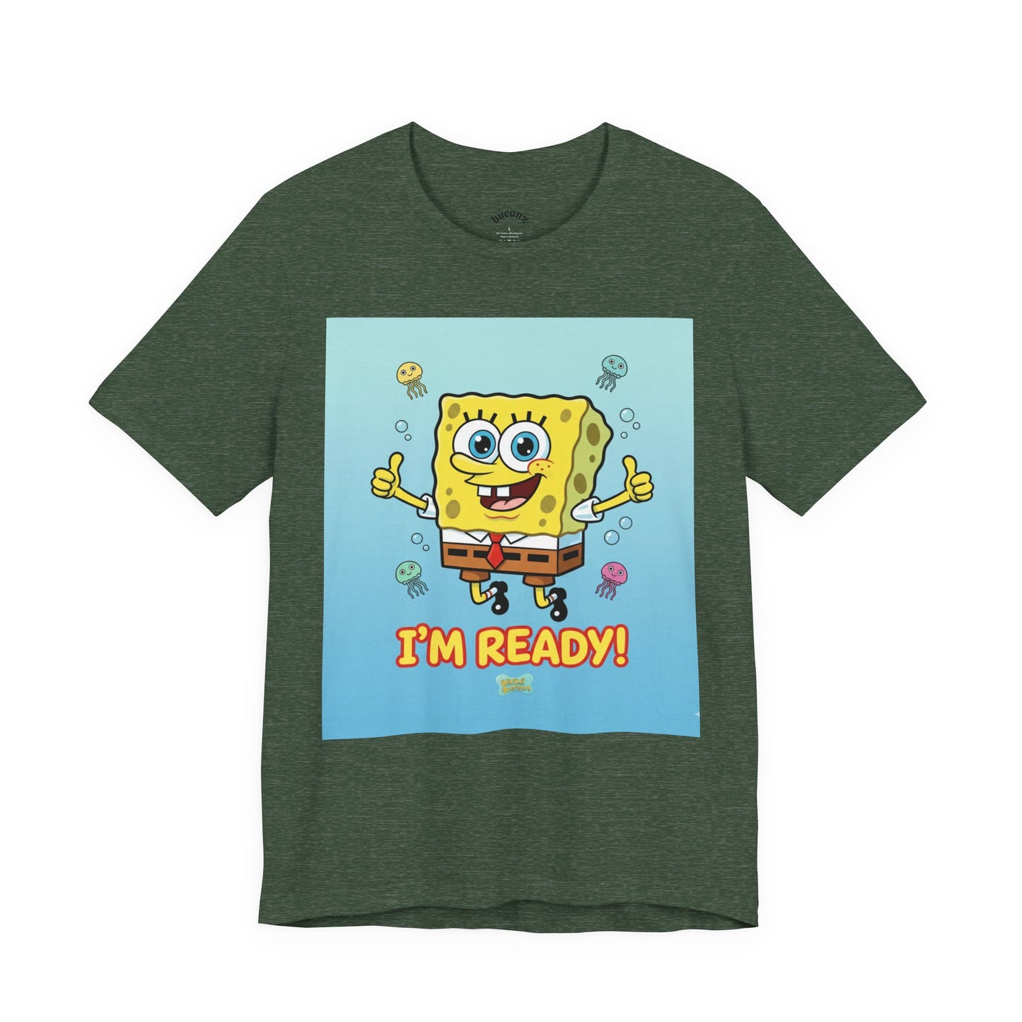 SpongeBob SquarePants Unisex Tee, Cartoon T-Shirt, Funny Gift, Kids Apparel, Summer Wear, Beach Shirt, Nostalgic Style