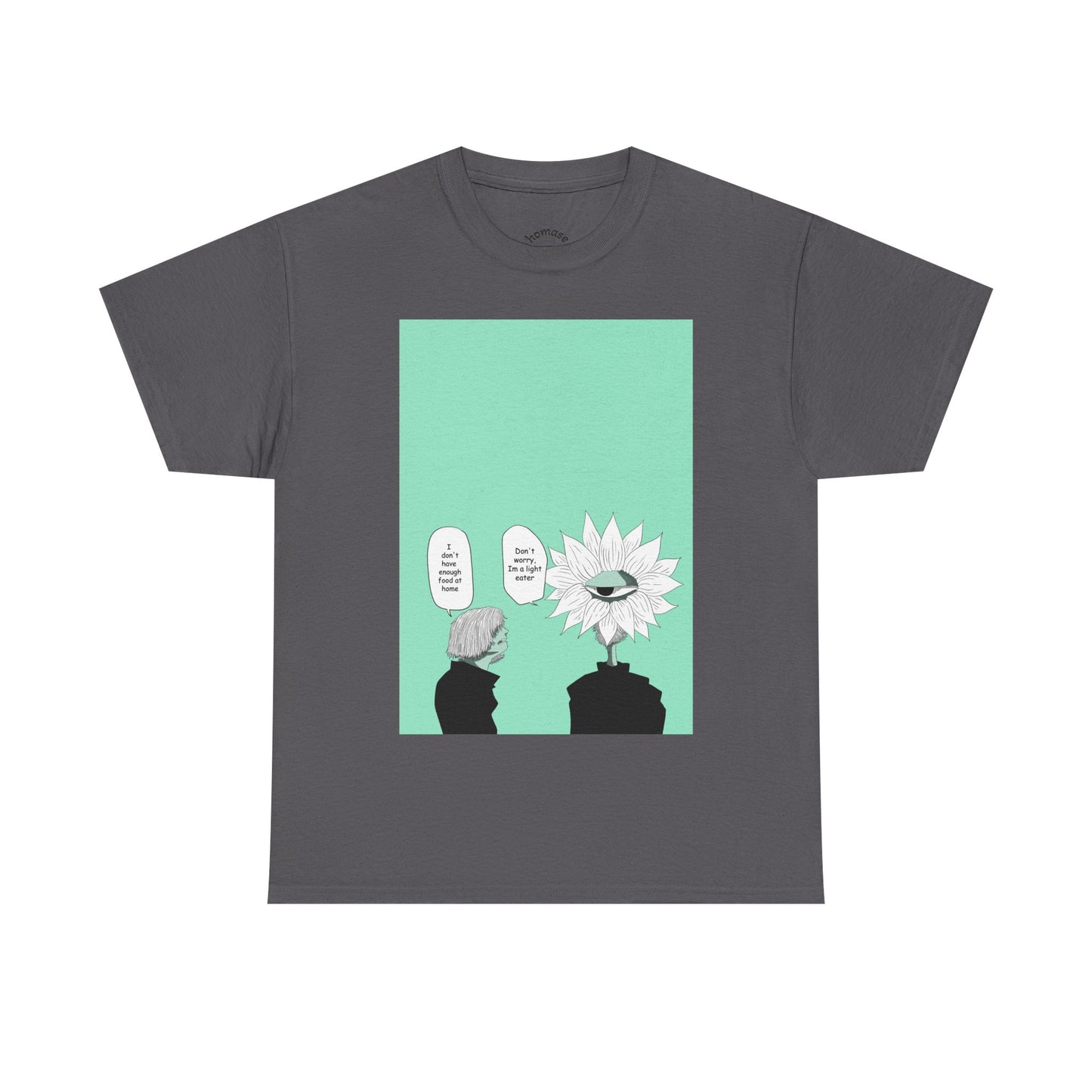 Floral Head Comic Tee — "You Okay?" Graphic T‑Shirt