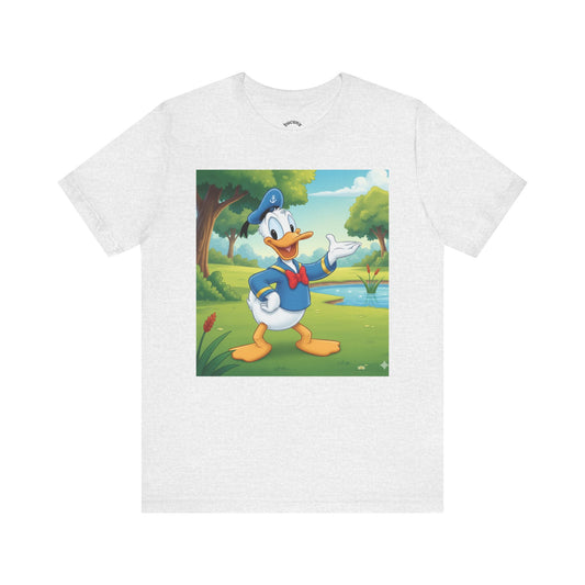 Donald Duck Graphic Tee - Fun Unisex Jersey T-Shirt for Disney Fans, Casual Wear, Gift for Birthdays, Disney Park Outfits, Summer Style