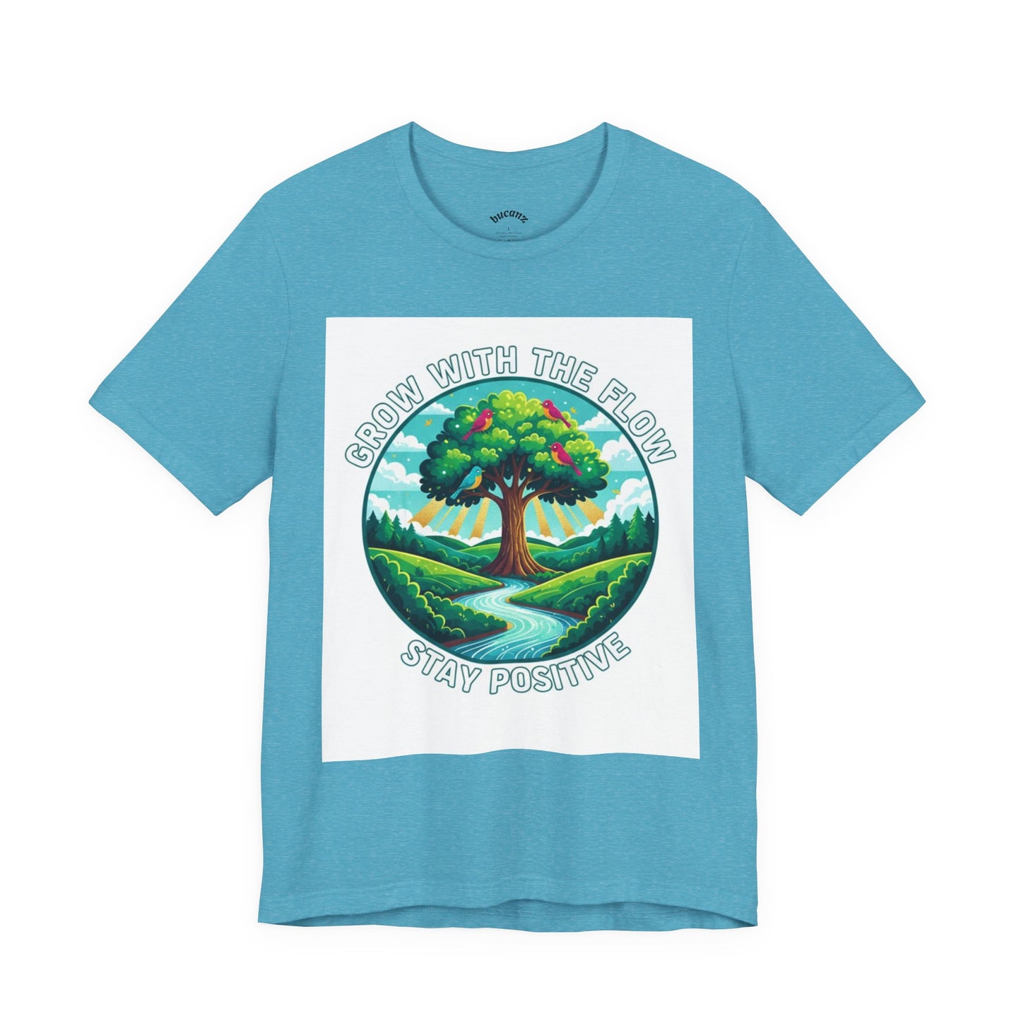 Positive Vibes Unisex Tee - Grow with the Flow