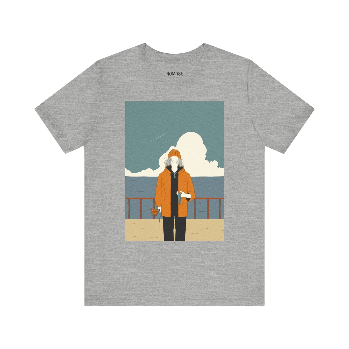 Coastal Adventure Tee - Vintage Ocean Print, Summer Vibe, Beachwear, Vacation Gift, Unisex Graphic Tee