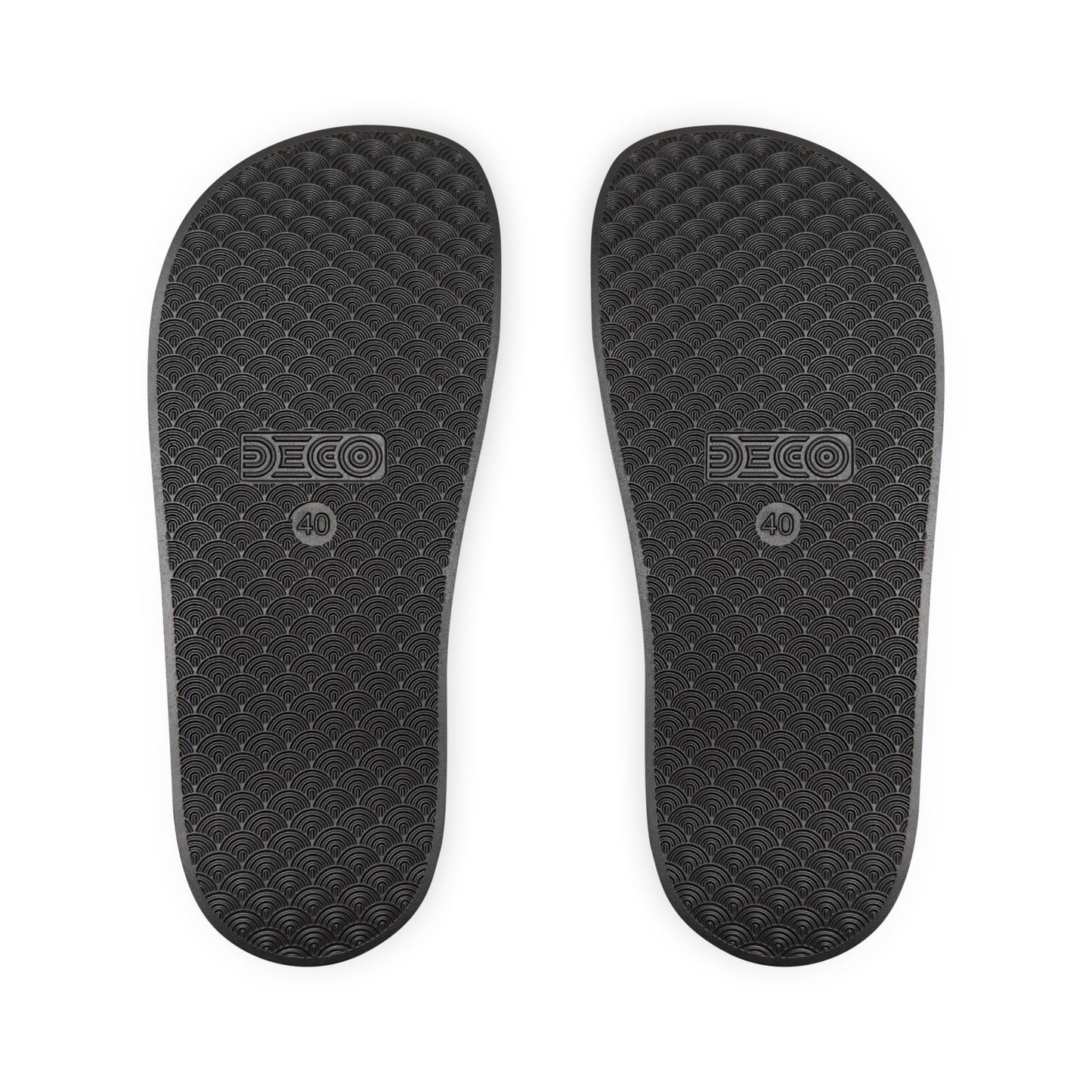 Women's Removable-Strap Slide Sandals — Adjustable White Leather Strap, Lightweight Comfort Slides
