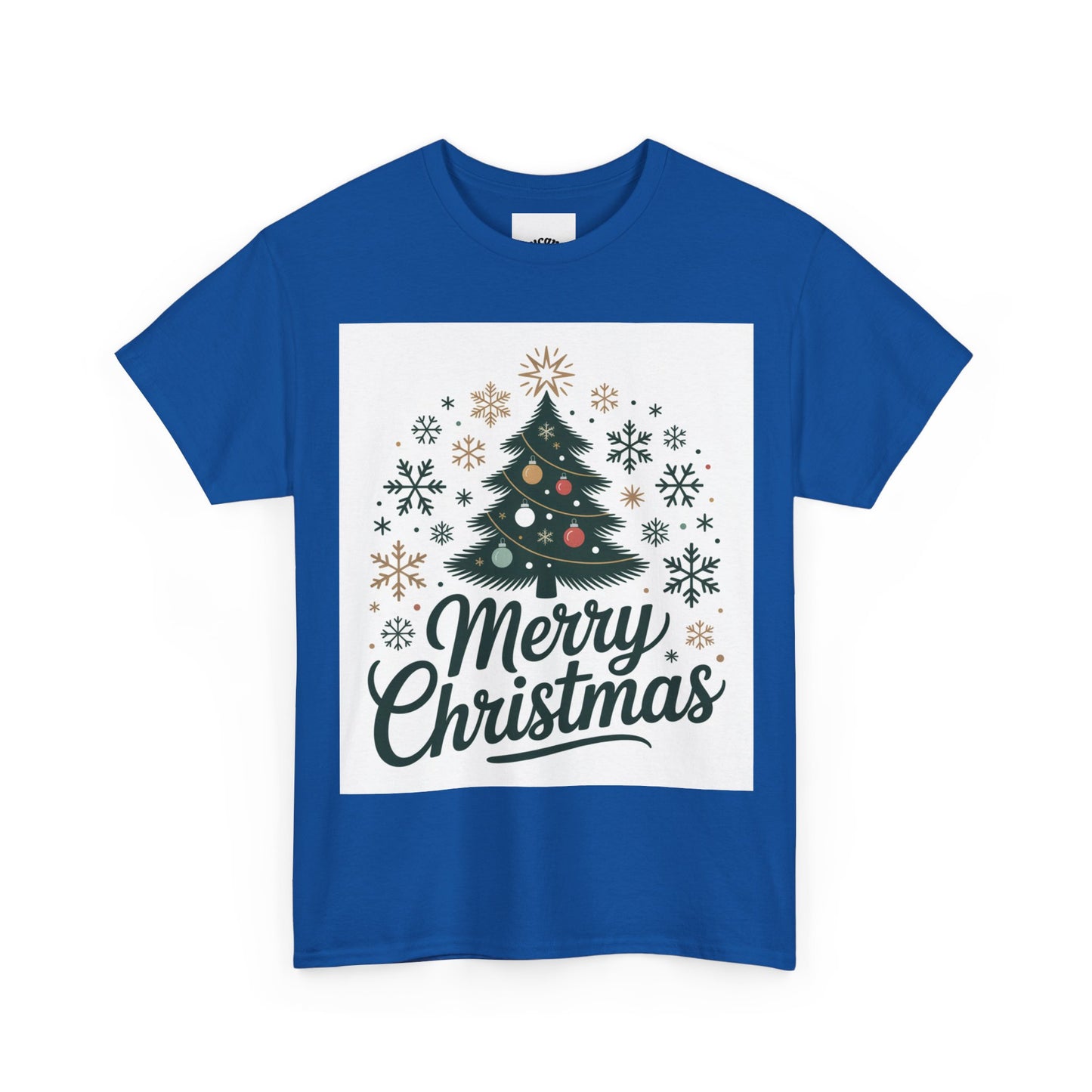 Merry Christmas Unisex Heavy Cotton Tee