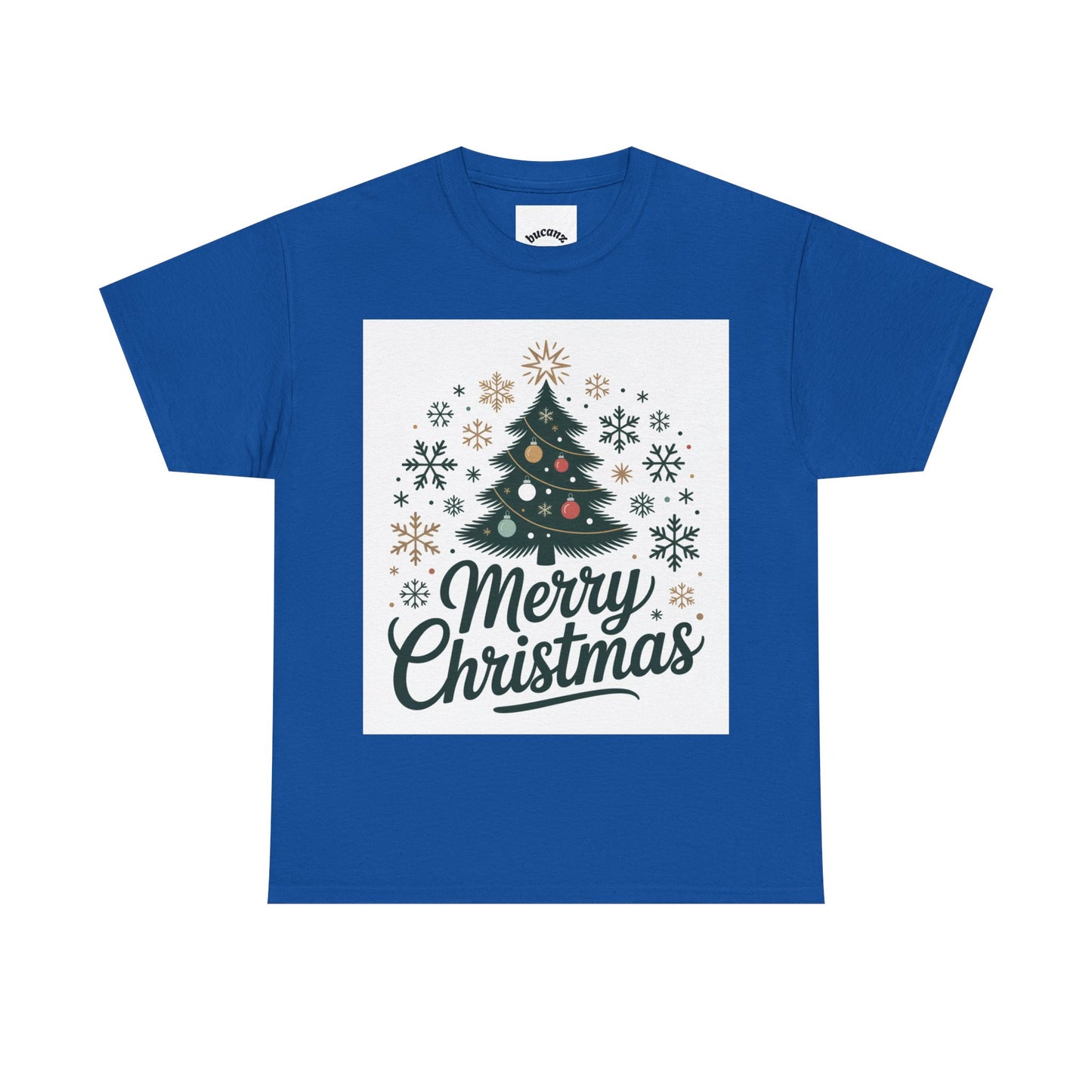 Merry Christmas Unisex Heavy Cotton Tee