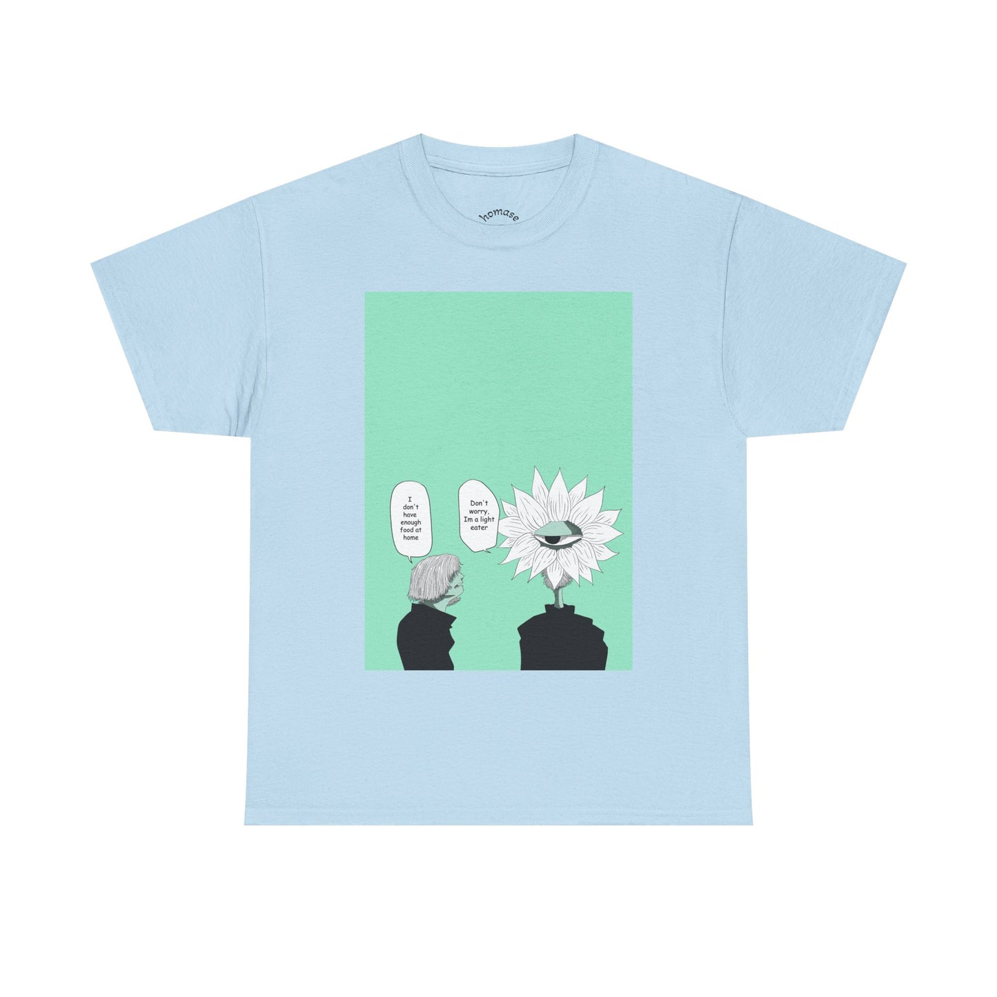Floral Head Comic Tee — "You Okay?" Graphic T‑Shirt