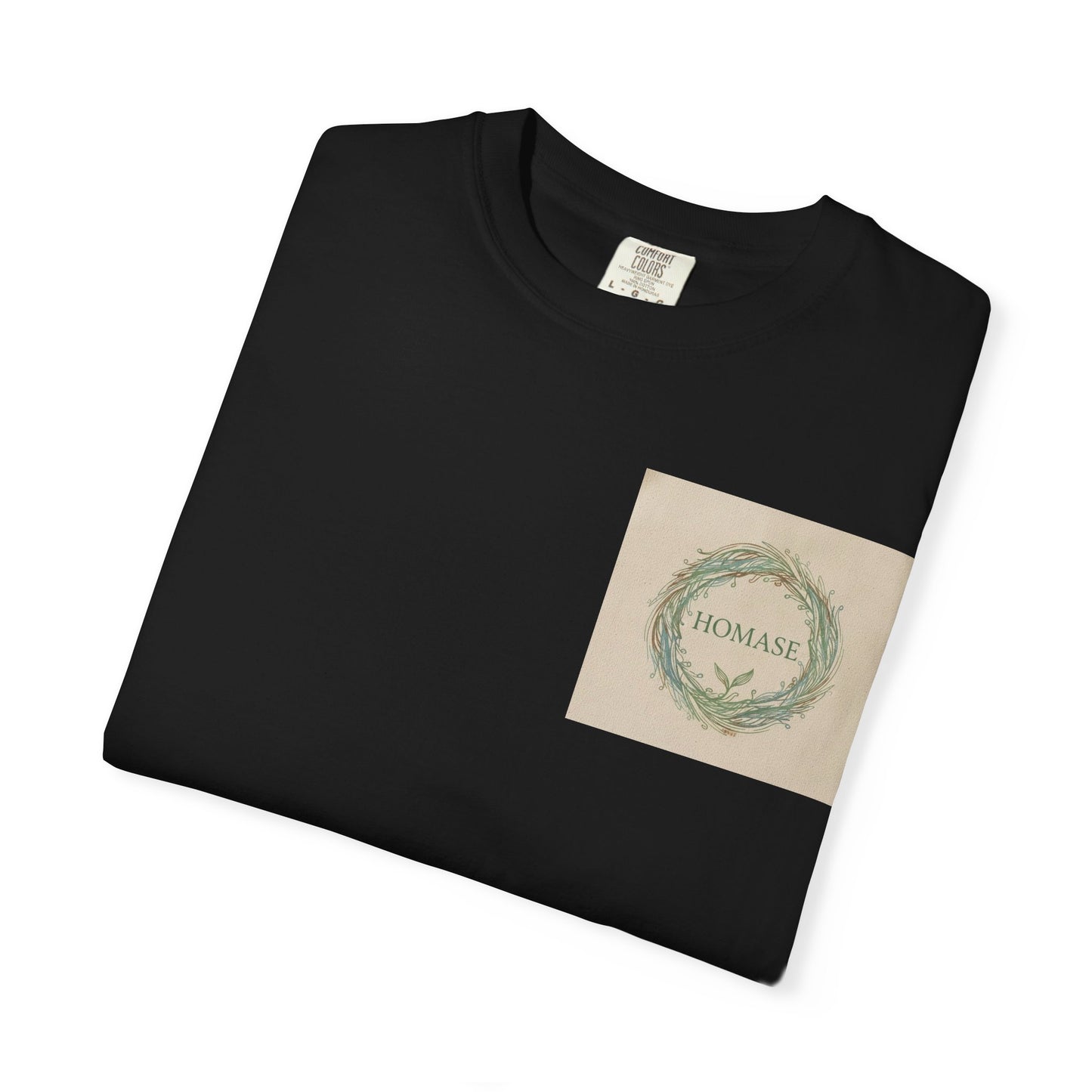 Eco-Friendly Unisex Garment-Dyed T-Shirt with Artistic Design