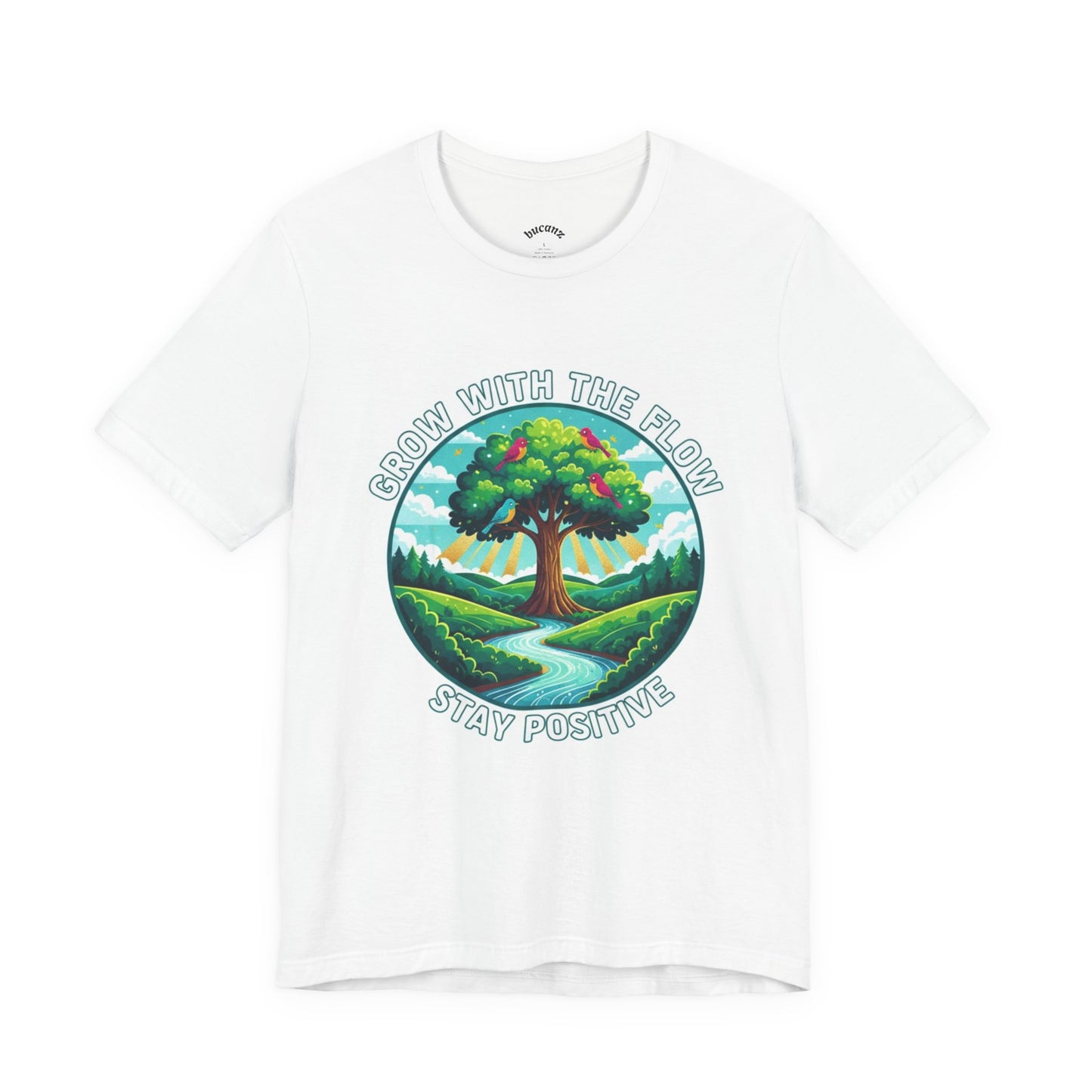 Positive Vibes Unisex Tee - Grow with the Flow