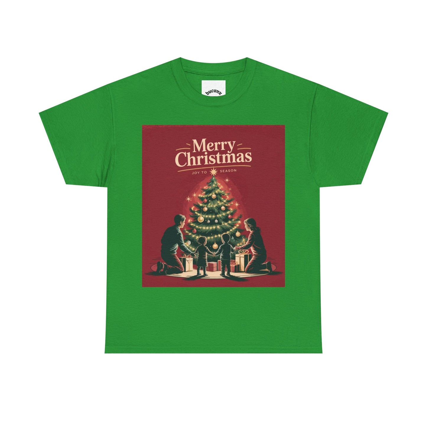 Merry Christmas Unisex Heavy Cotton Tee