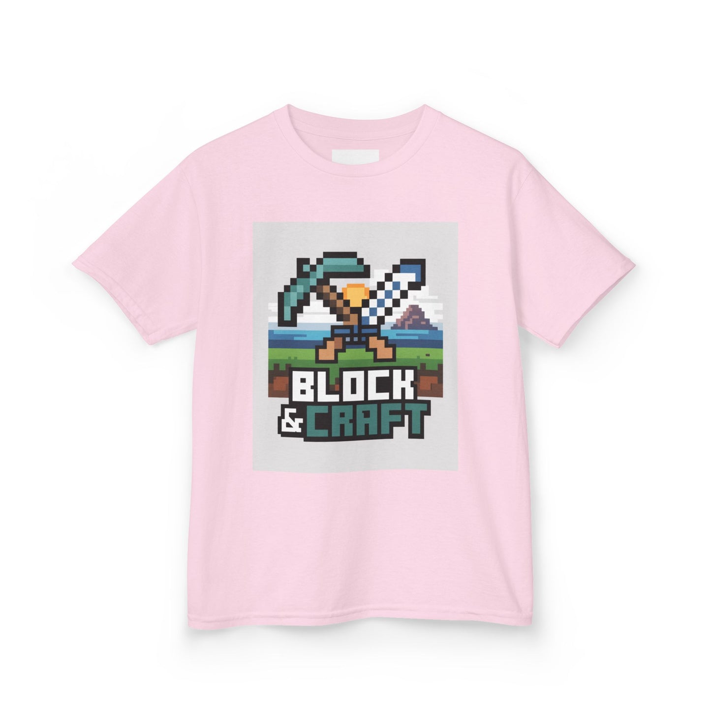 Kids Block & Craft Tee - Fun Gamer T-Shirt for Young Explorers