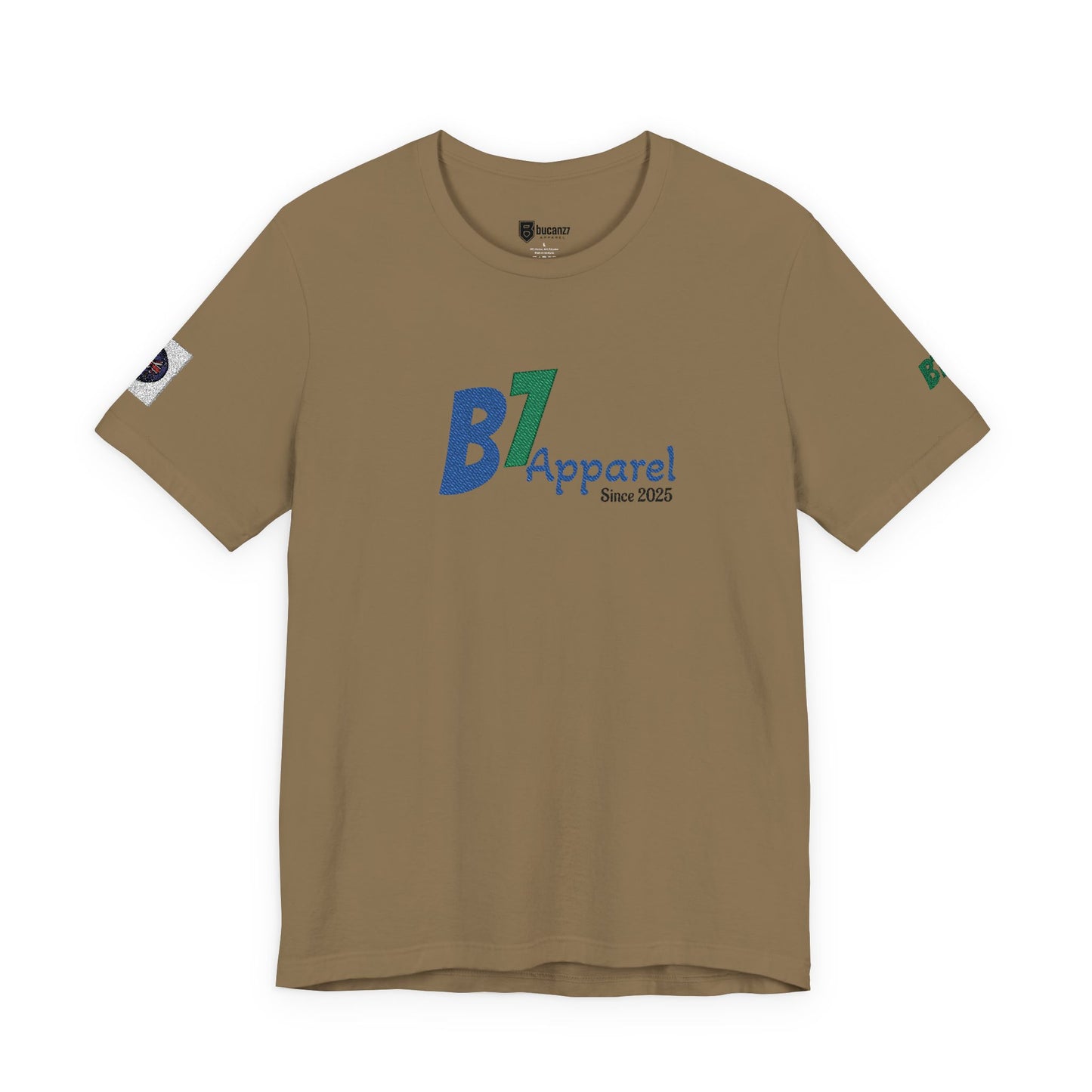 B7 Apparel Logo Tee — Classic White Short Sleeve Shirt