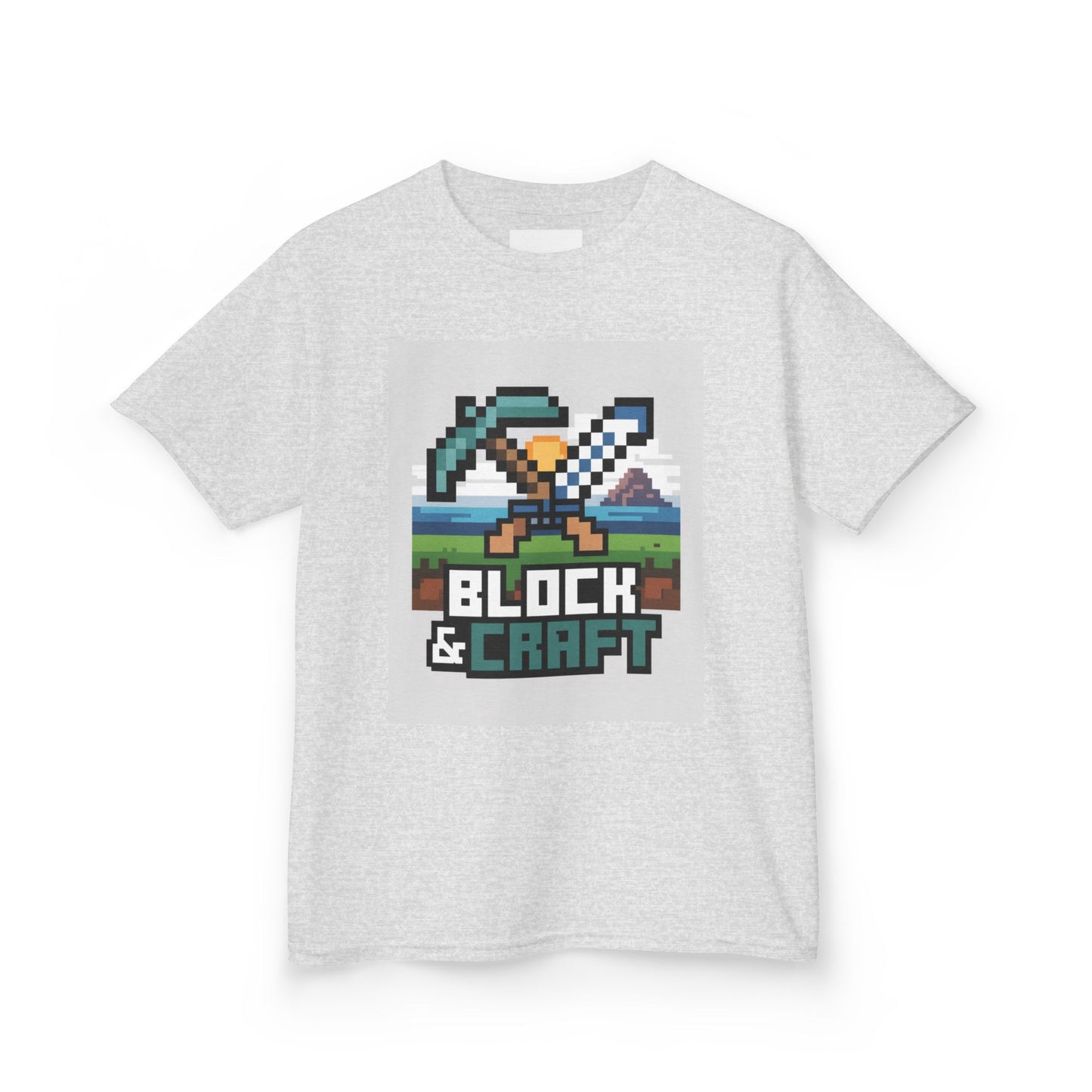 Kids Block & Craft Tee - Fun Gamer T-Shirt for Young Explorers
