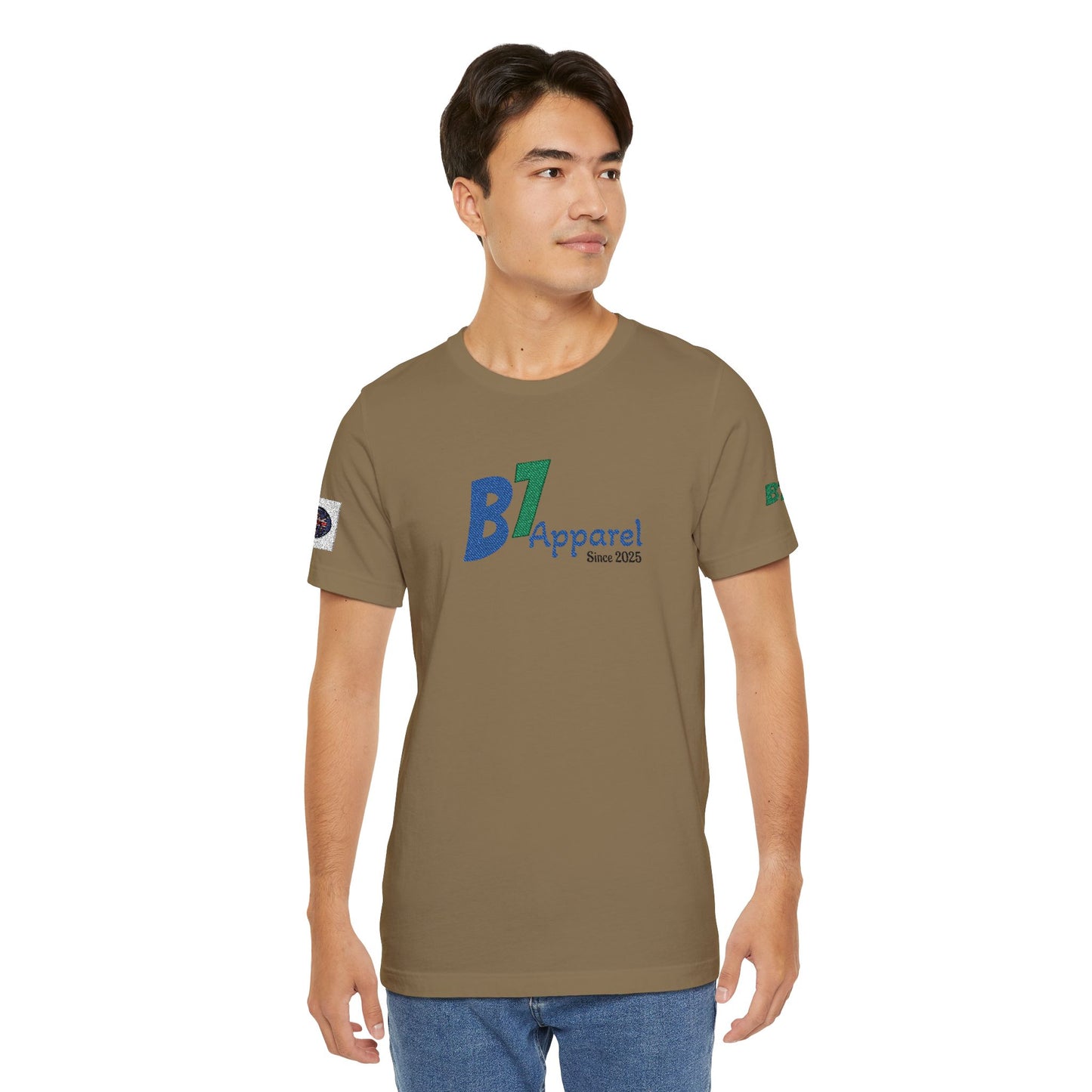 B7 Apparel Logo Tee — Classic White Short Sleeve Shirt
