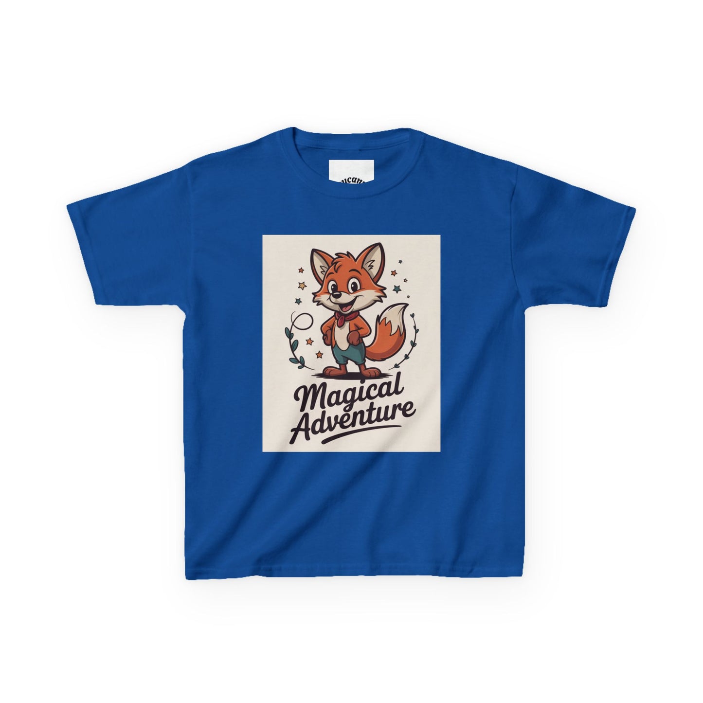 Kids Cotton Tee - Magical Adventure Fox Design