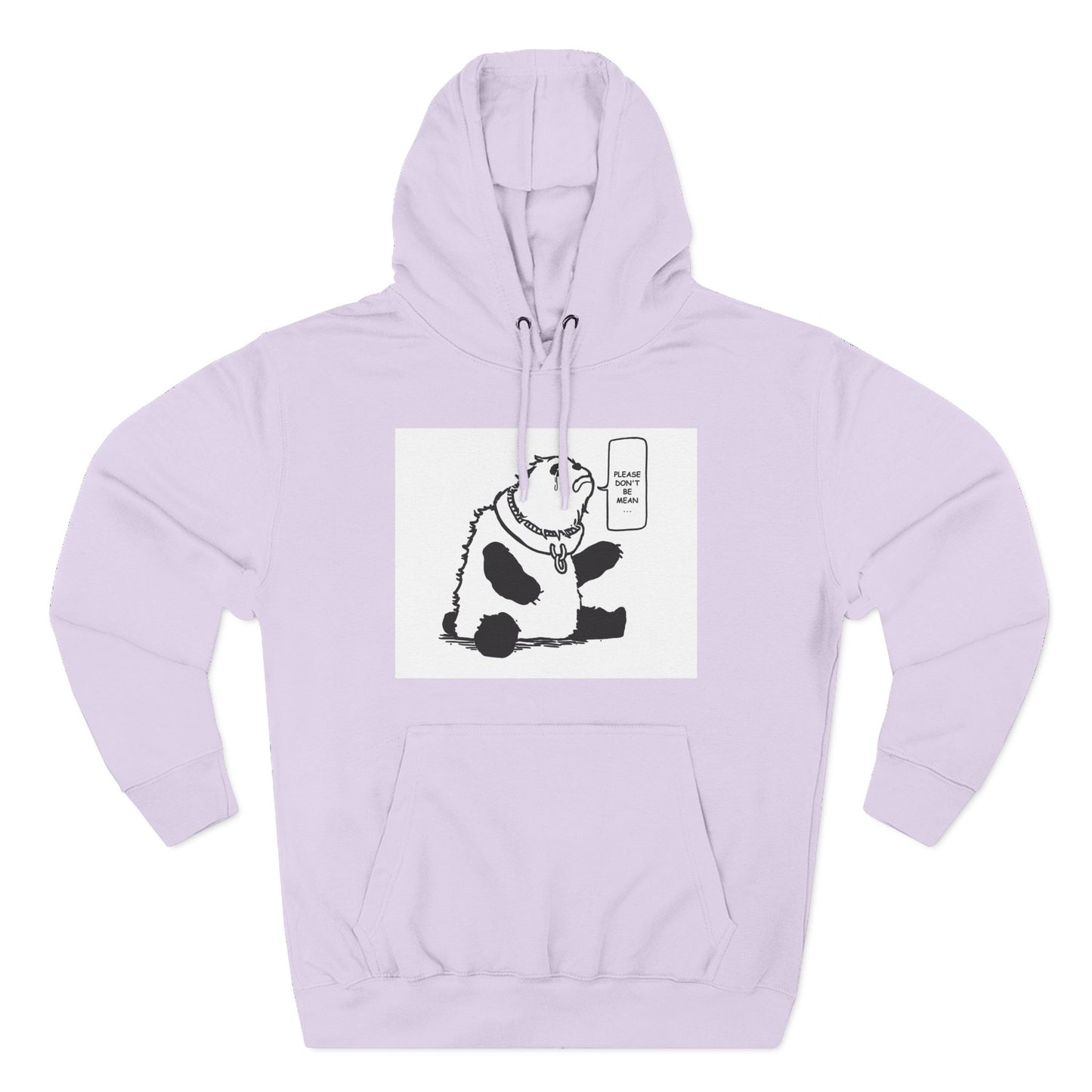 Cute Panda Fleece Hoodie - Keep Calm and Chill