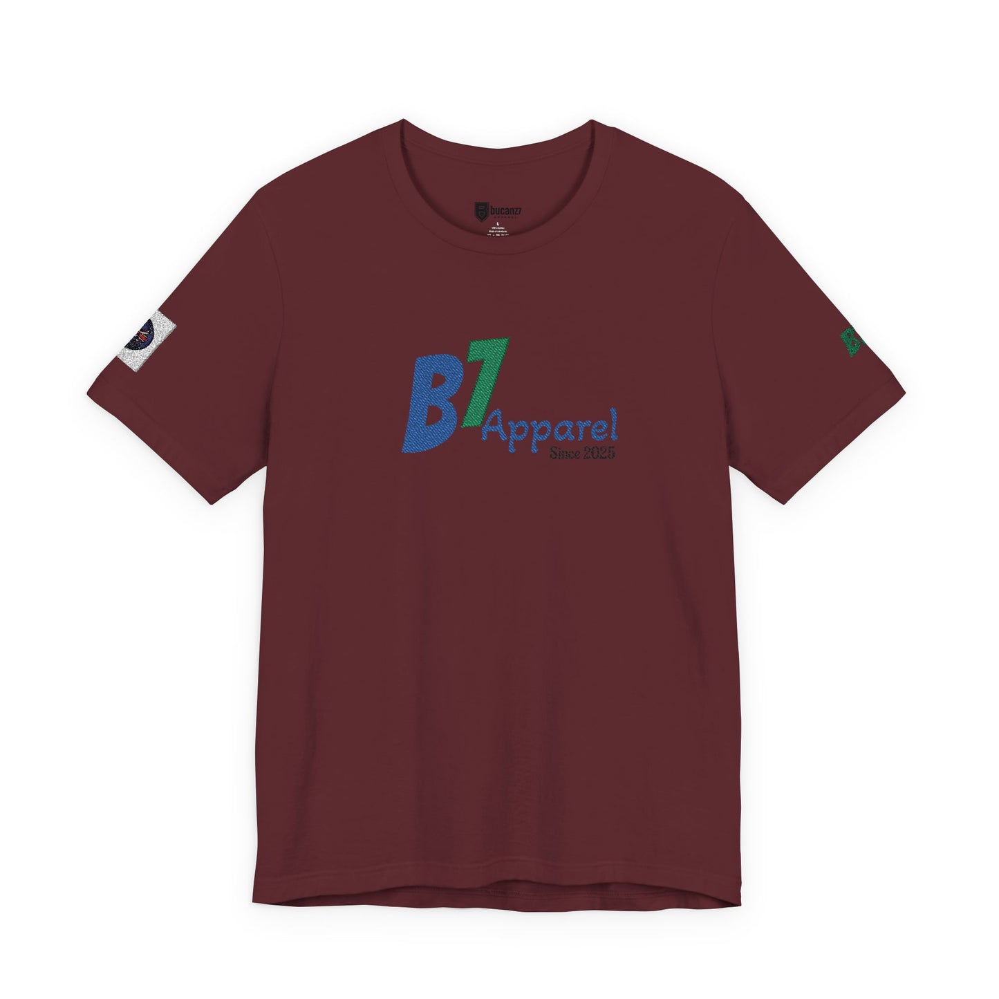 B7 Apparel Logo Tee — Classic White Short Sleeve Shirt