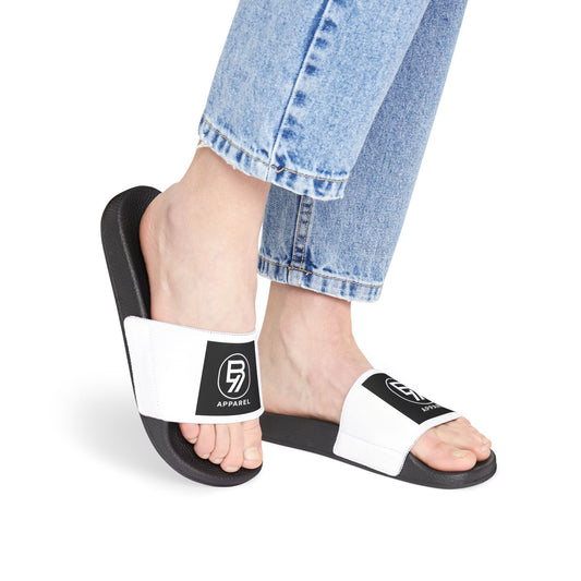 Women’s Slide Sandals — Removable Strap Casual Pool & Beach Slides