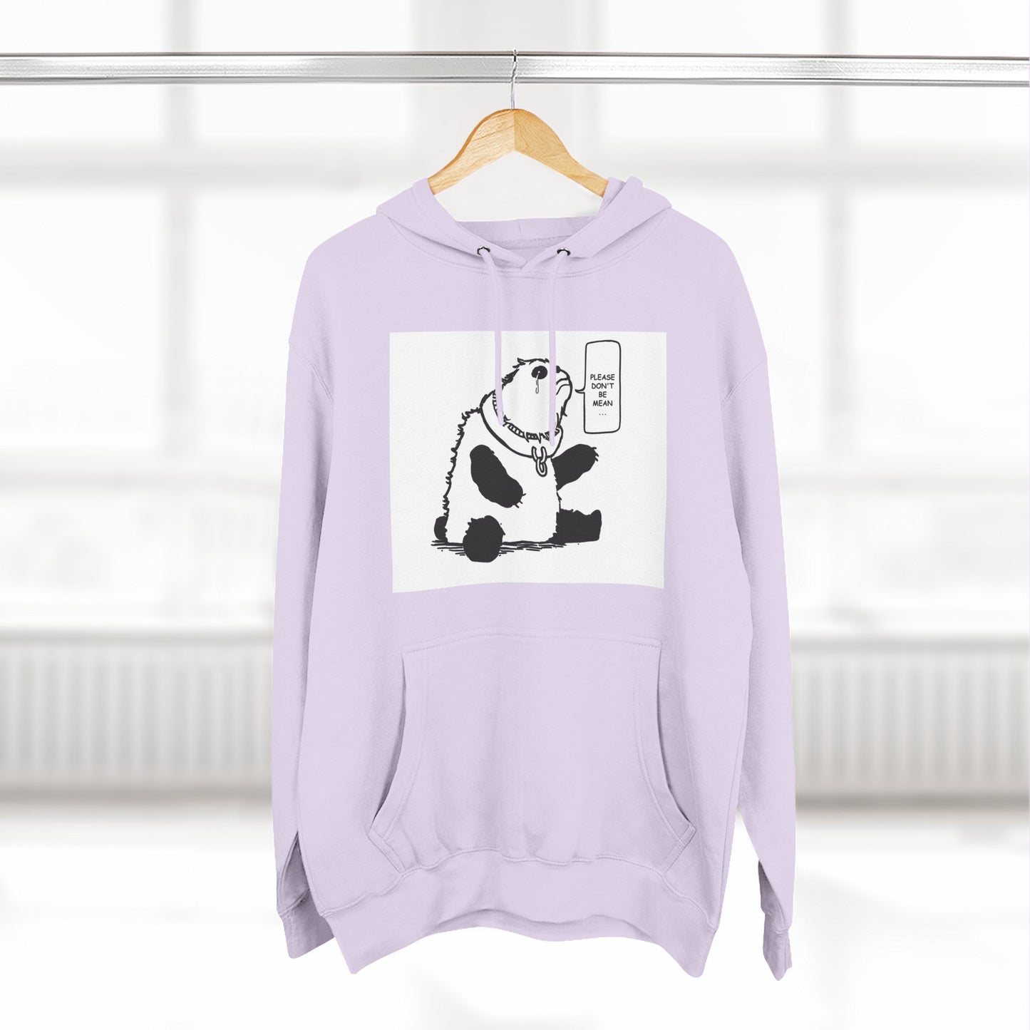 Cute Panda Fleece Hoodie - Keep Calm and Chill