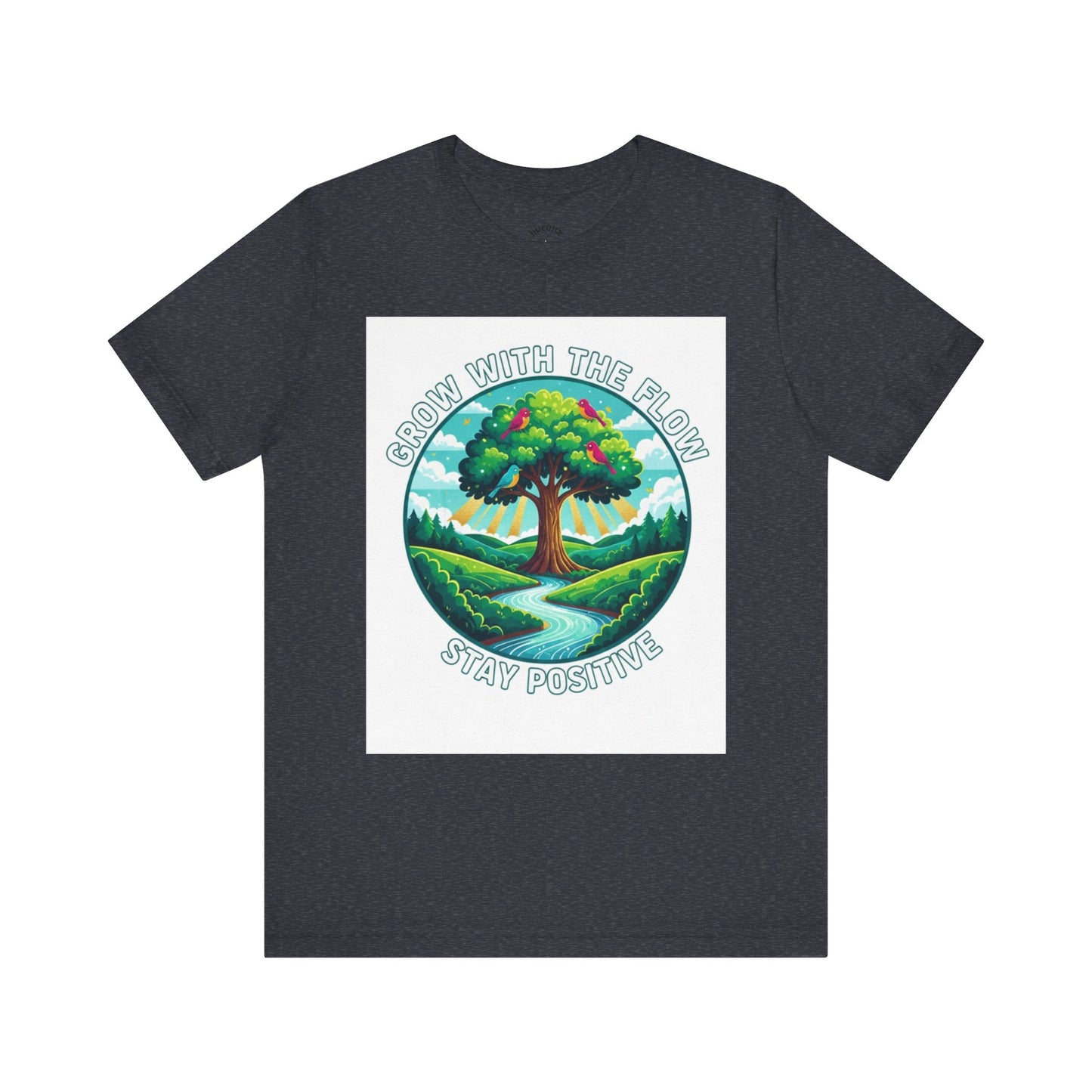 Positive Vibes Unisex Tee - Grow with the Flow