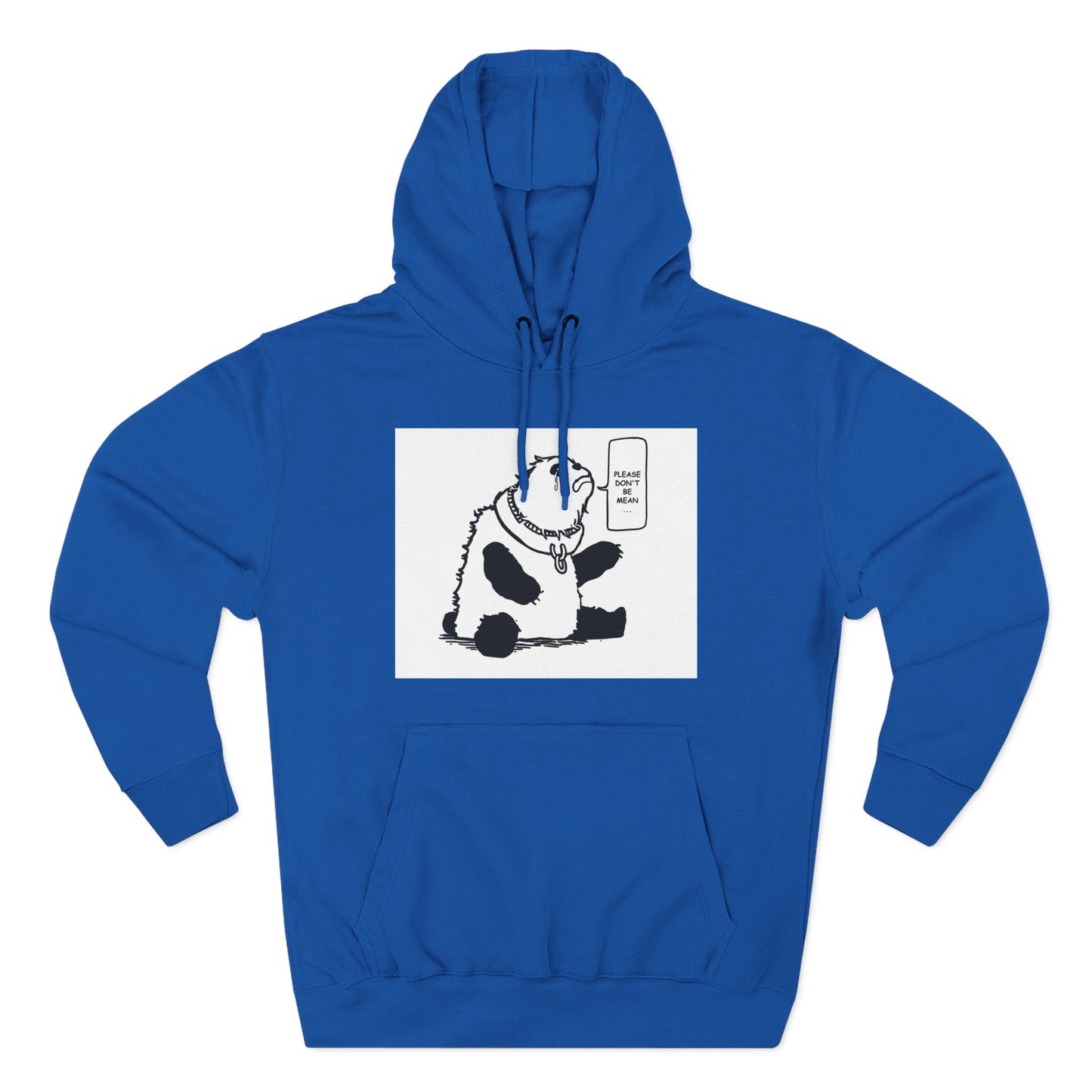 Cute Panda Fleece Hoodie - Keep Calm and Chill