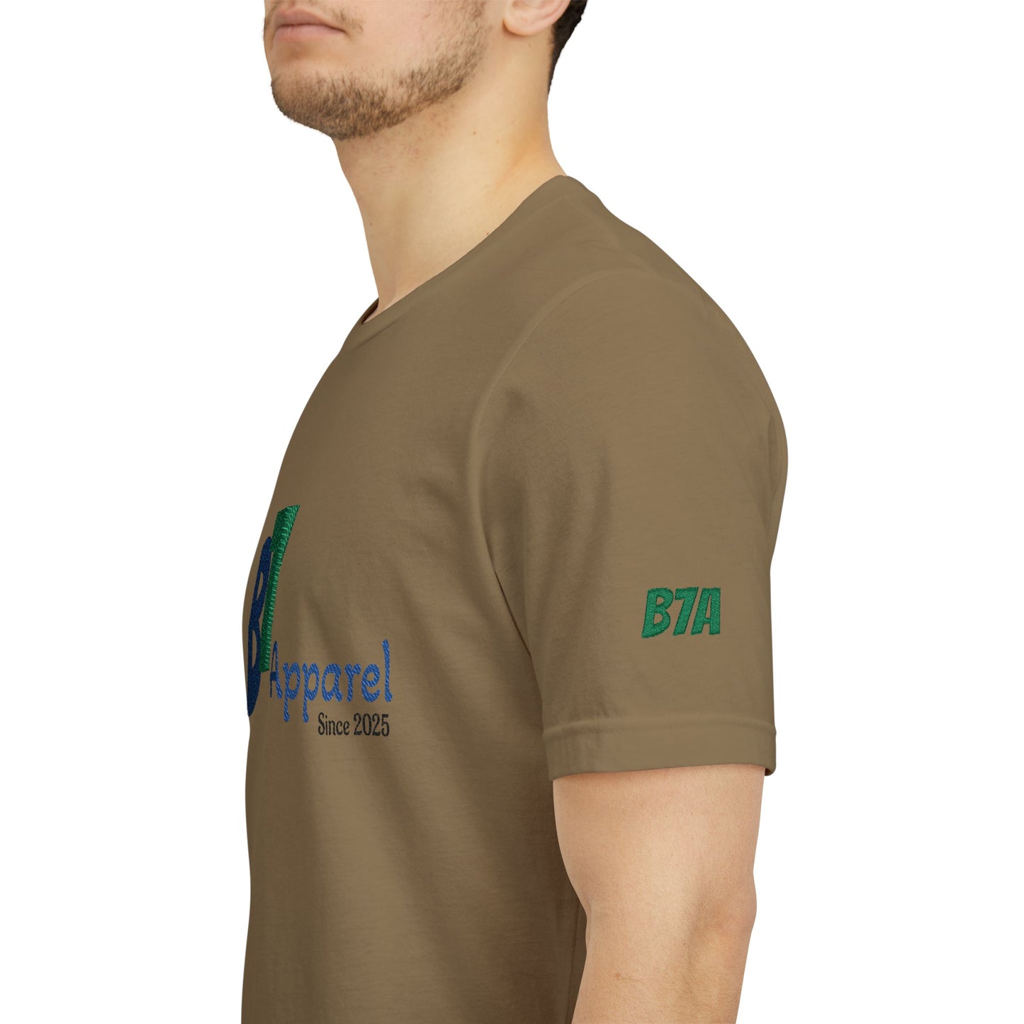 B7 Apparel Logo Tee — Classic White Short Sleeve Shirt