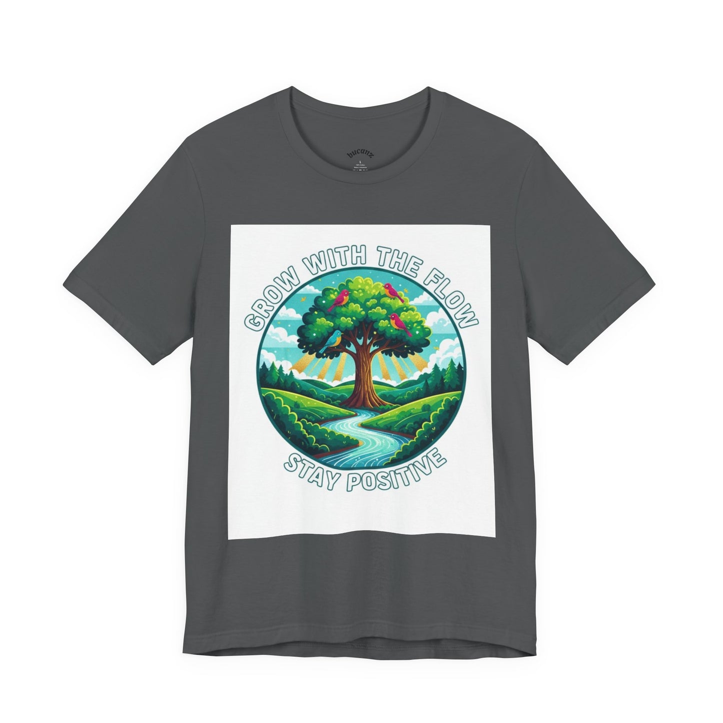 Positive Vibes Unisex Tee - Grow with the Flow