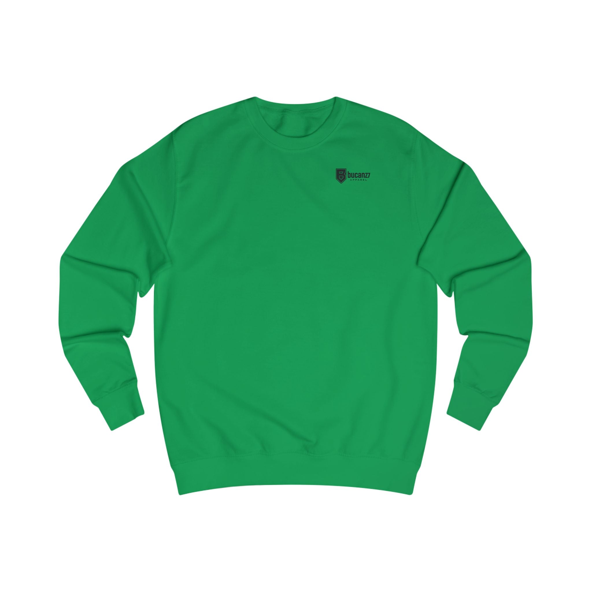 Bucanzi Logo Sweatshirt – Minimal Chest & Back Logo Crewneck – Homase