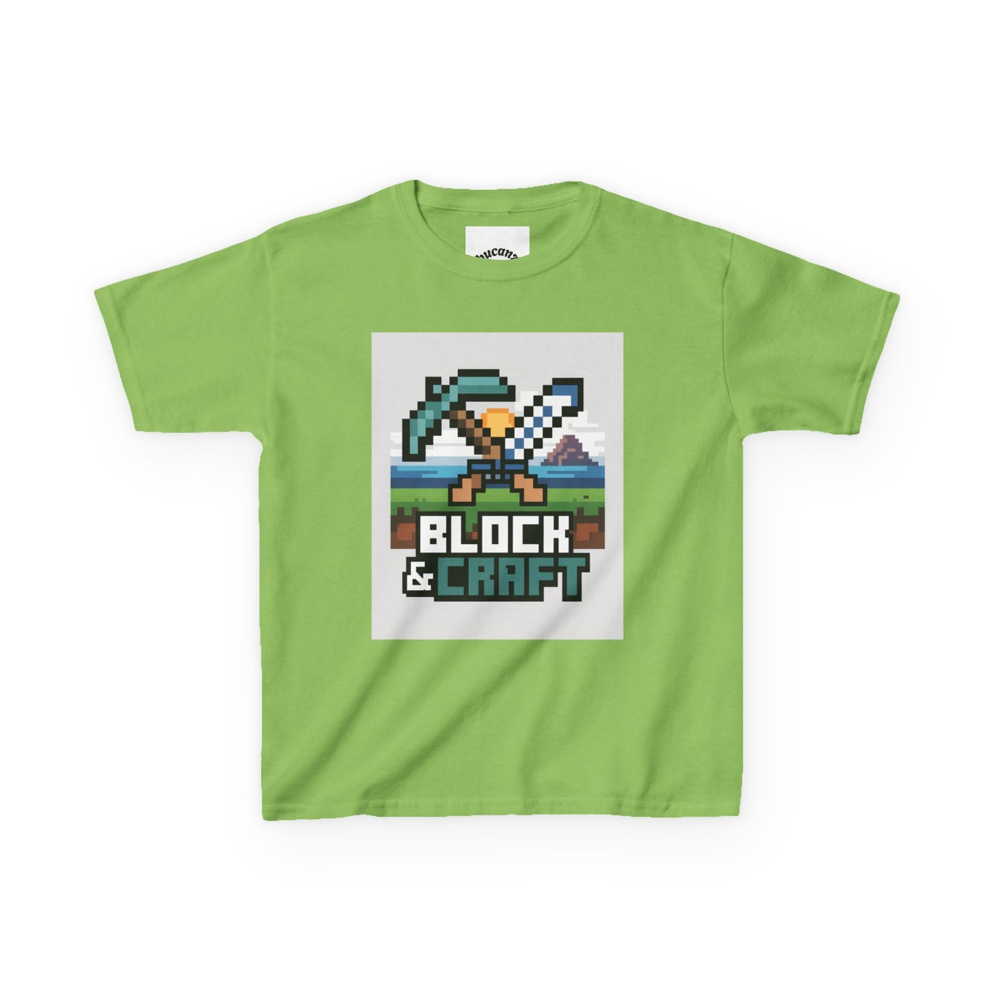 Kids Block & Craft Tee - Fun Gamer T-Shirt for Young Explorers