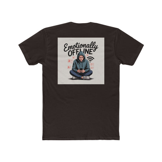 Emotionally Offline Tee — Graphic Casual Crew Shirt