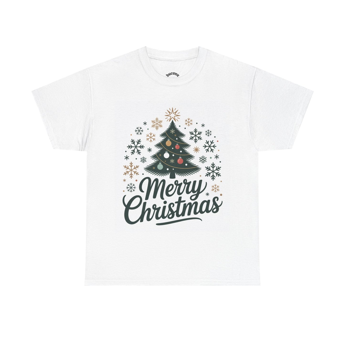 Merry Christmas Unisex Heavy Cotton Tee